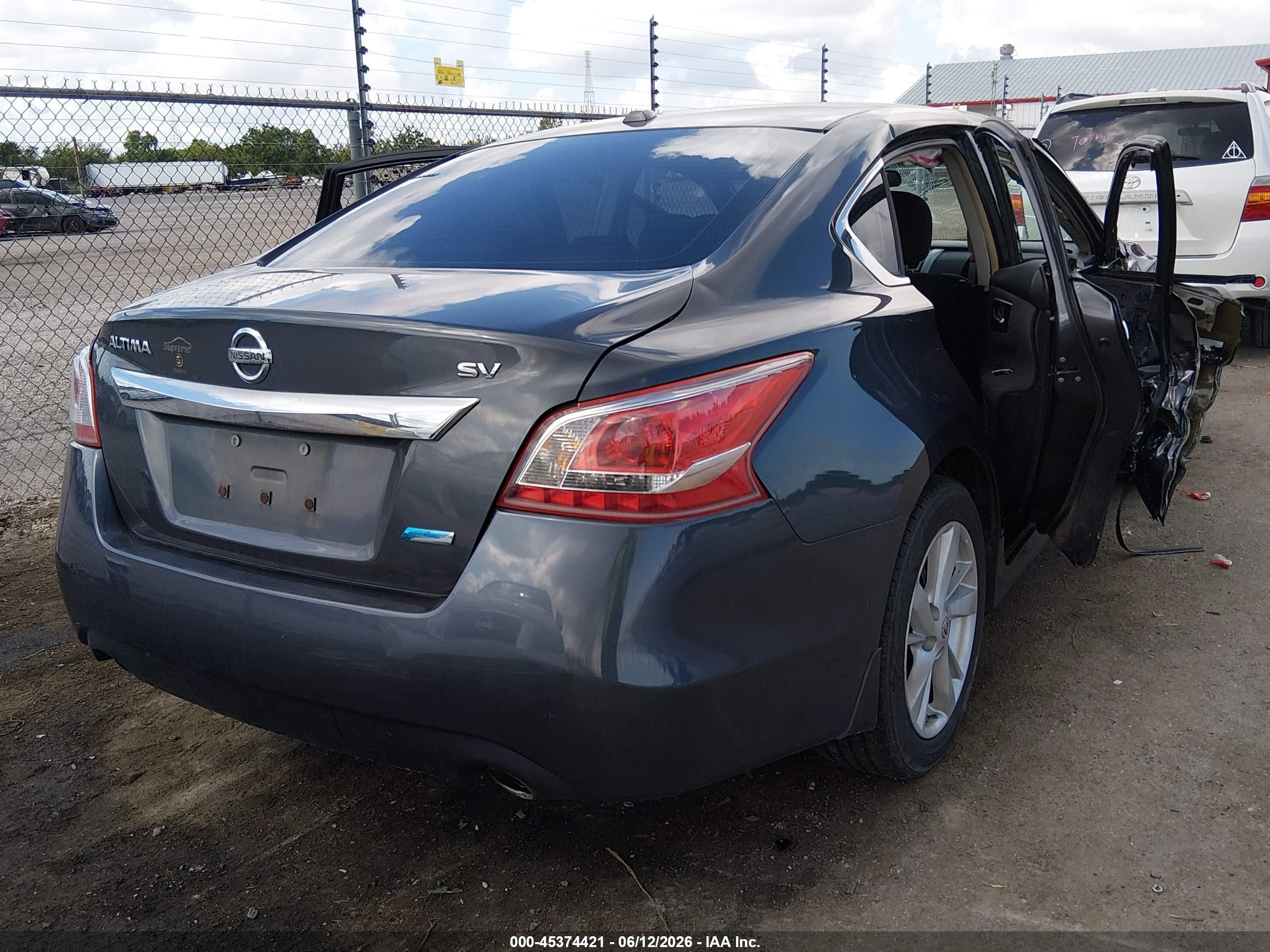 2013 Nissan Altima 2.5 Sv Gray vin: 1N4AL3AP6DN575579