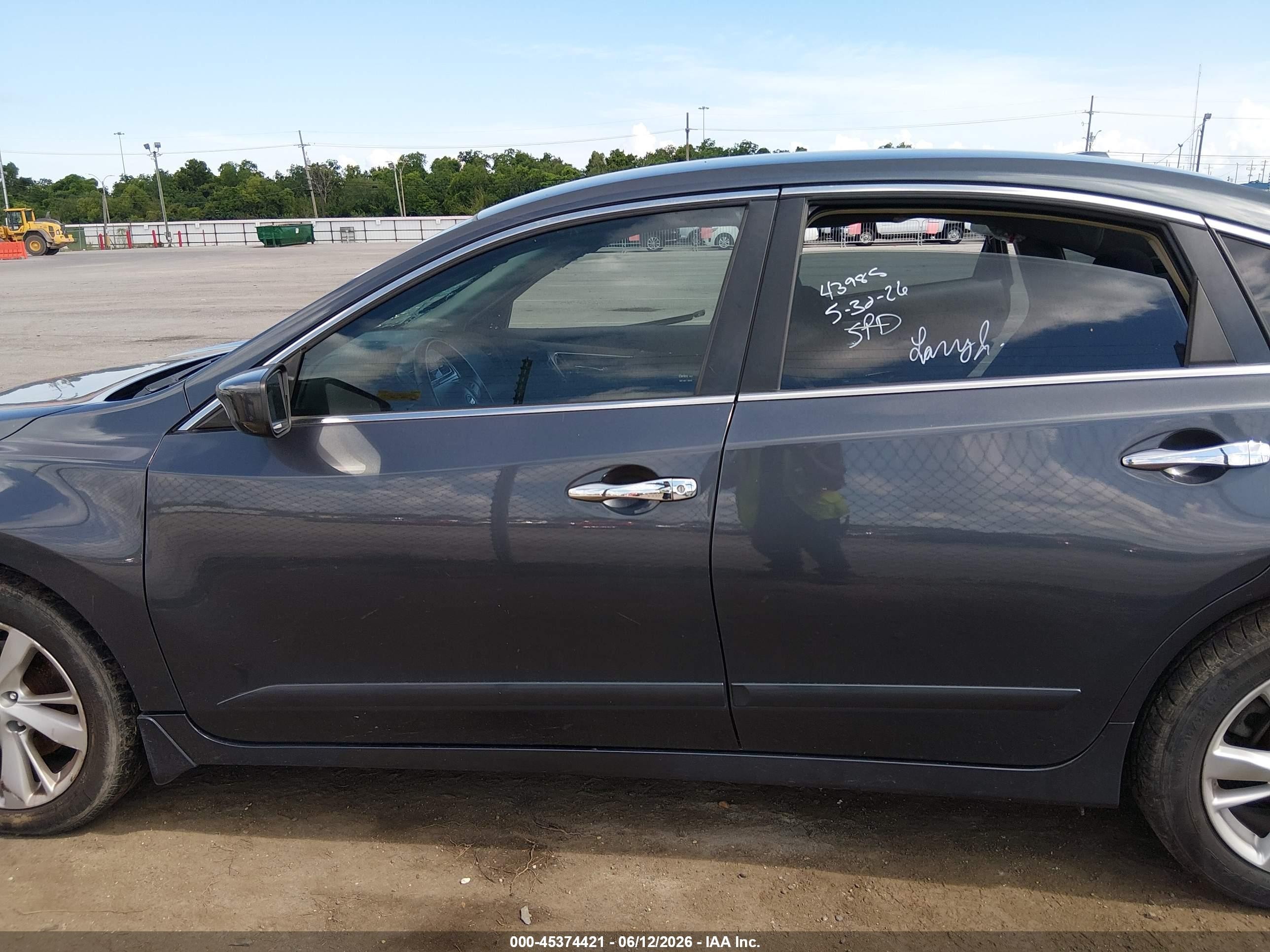2013 Nissan Altima 2.5 Sv Gray vin: 1N4AL3AP6DN575579