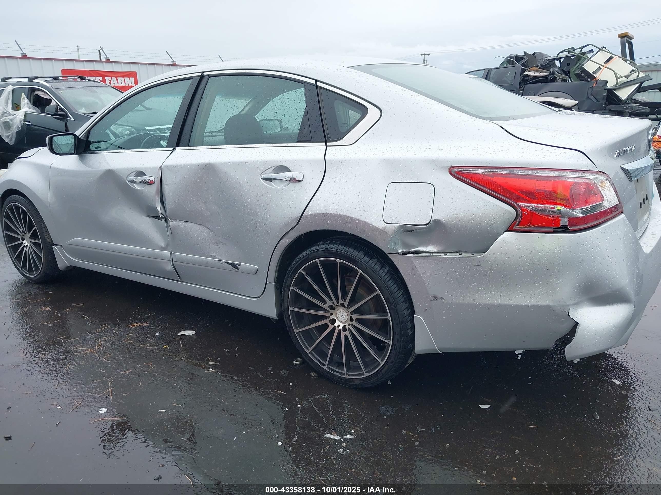 2013 Nissan Altima 2.5 S Gray vin: 1N4AL3AP6DN582323