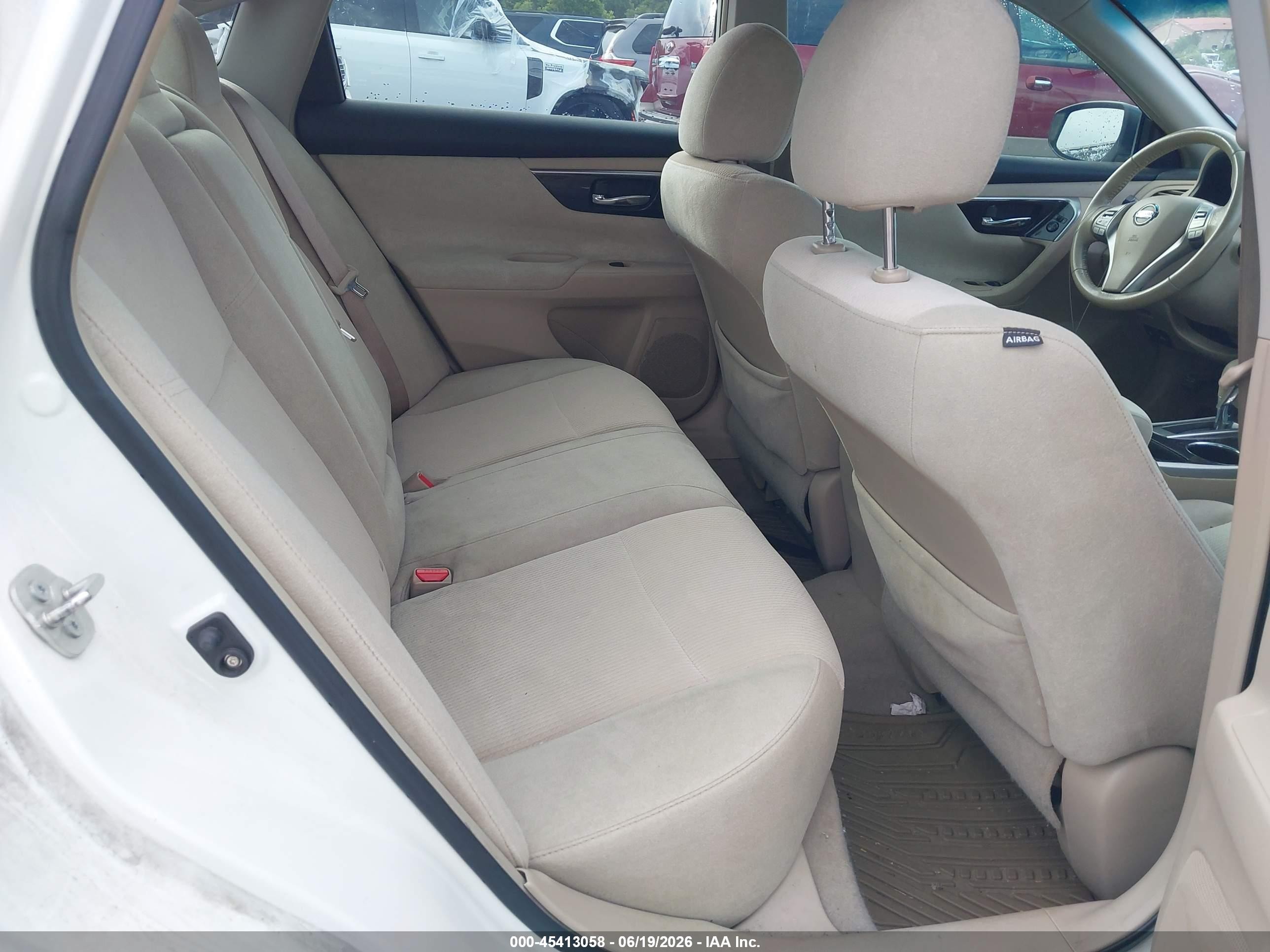 2013 Nissan Altima 2.5 Sv Белый vin: 1N4AL3AP6DN586307
