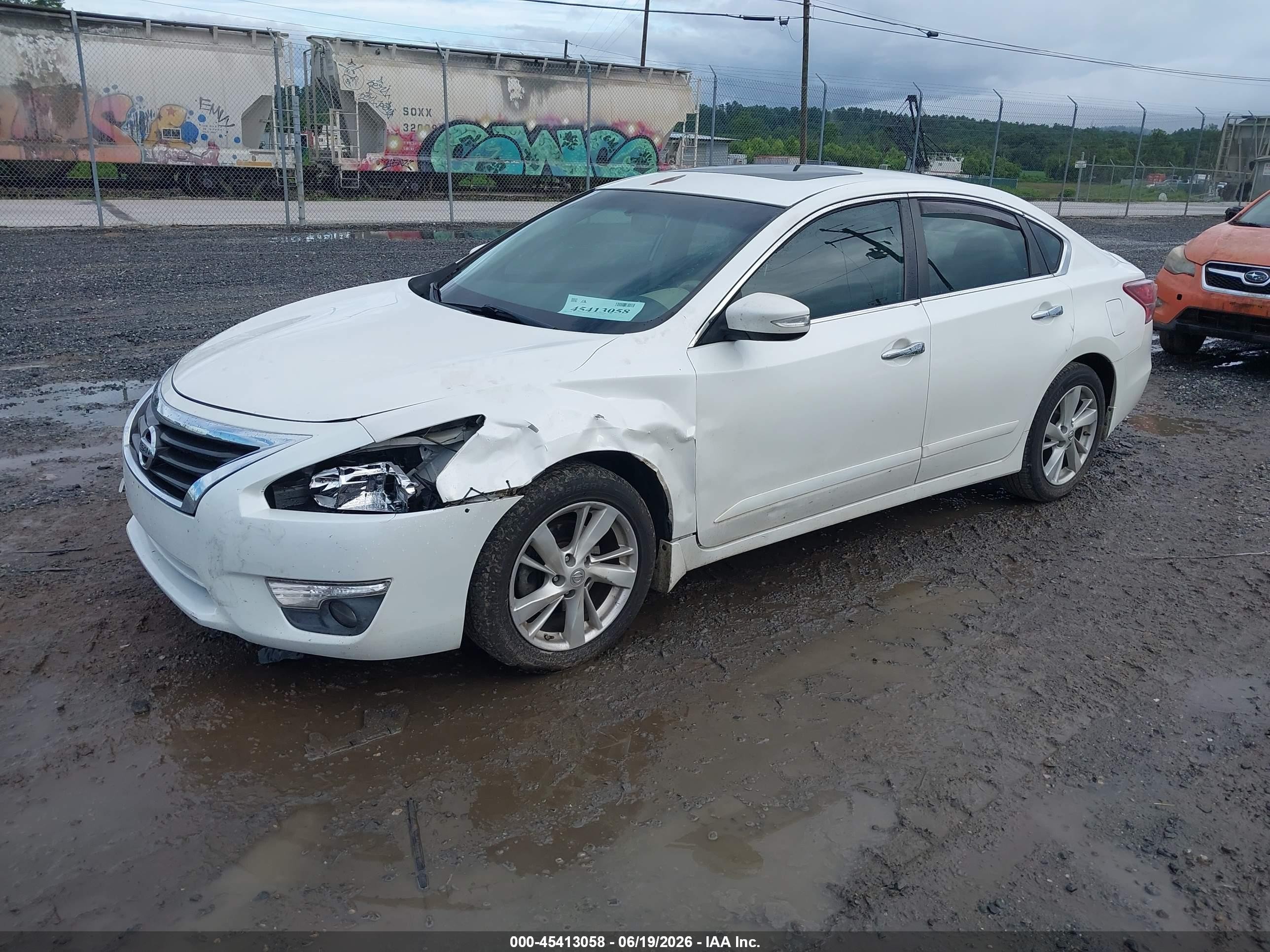 2013 Nissan Altima 2.5 Sv Белый vin: 1N4AL3AP6DN586307