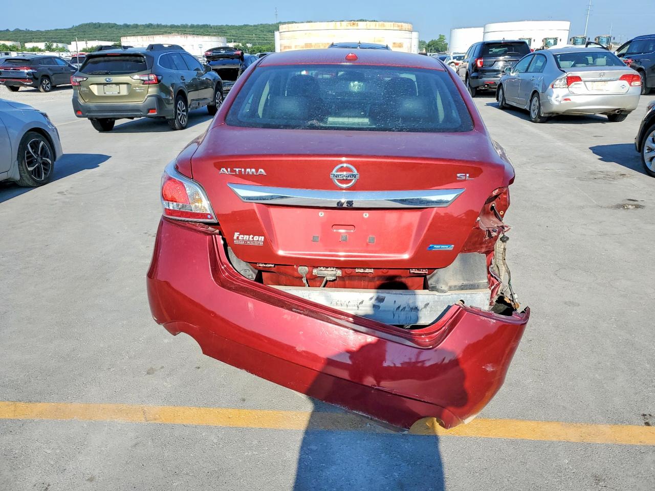 2014 Nissan Altima 2.5 Red vin: 1N4AL3AP6EC102844