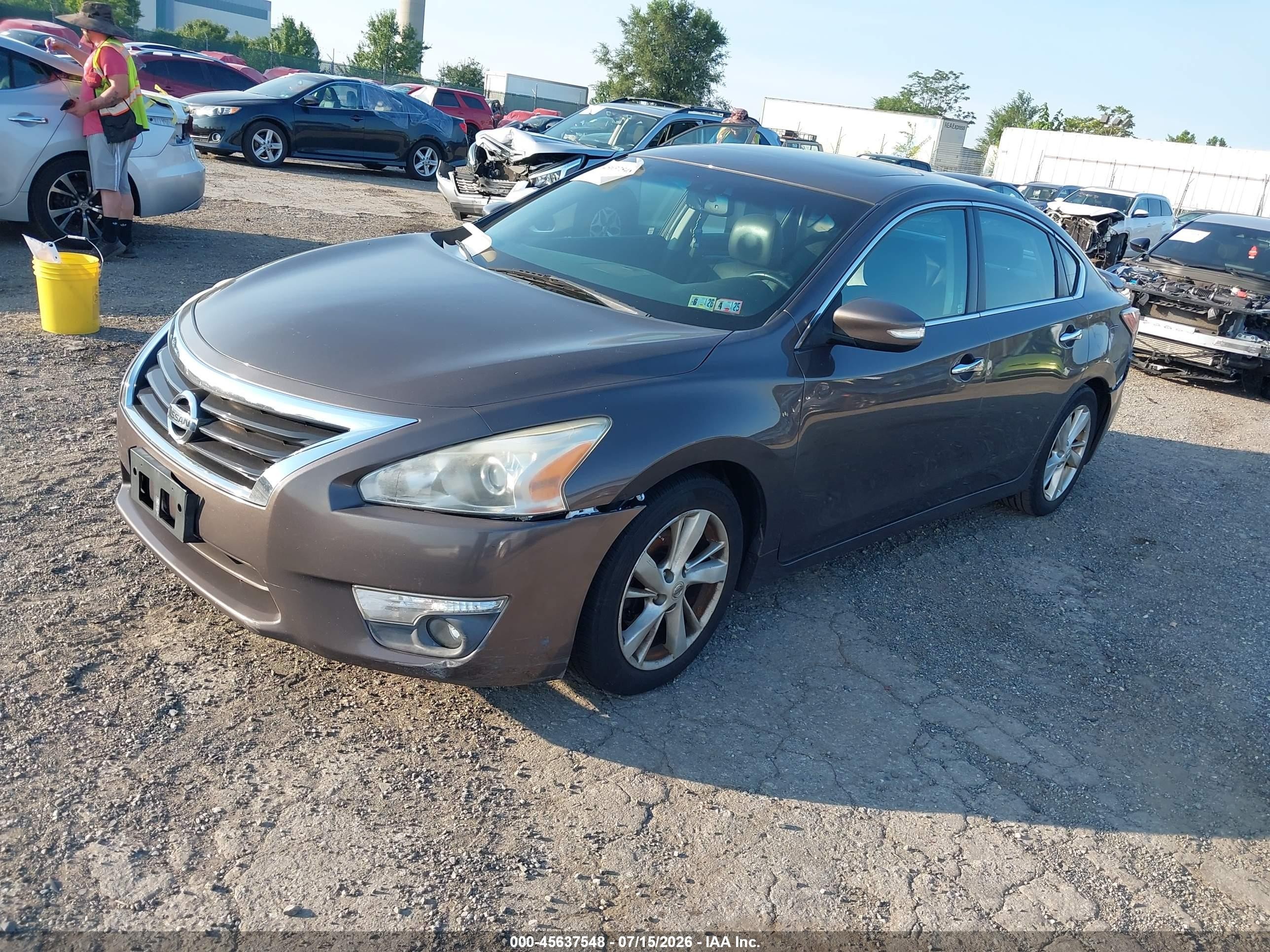 2014 Nissan Altima 2.5 Sl Gray vin: 1N4AL3AP6EC105405