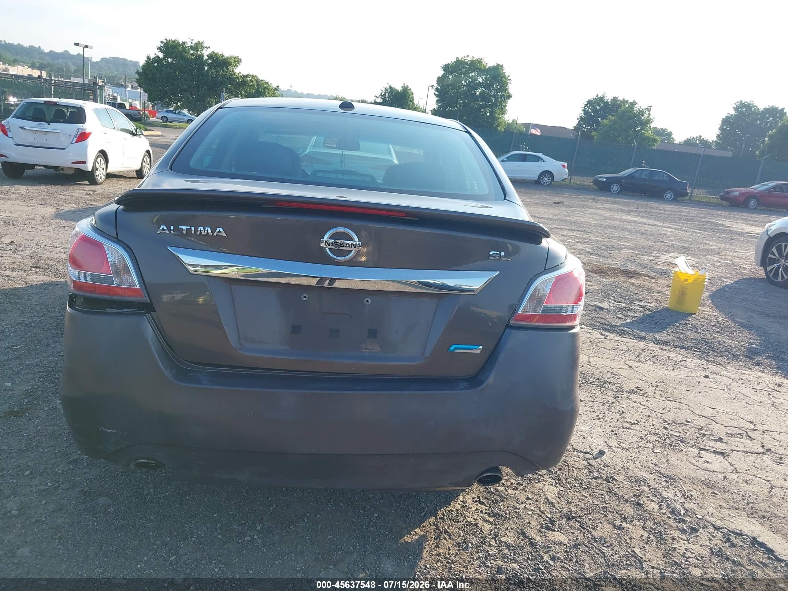 2014 Nissan Altima 2.5 Sl Gray vin: 1N4AL3AP6EC105405