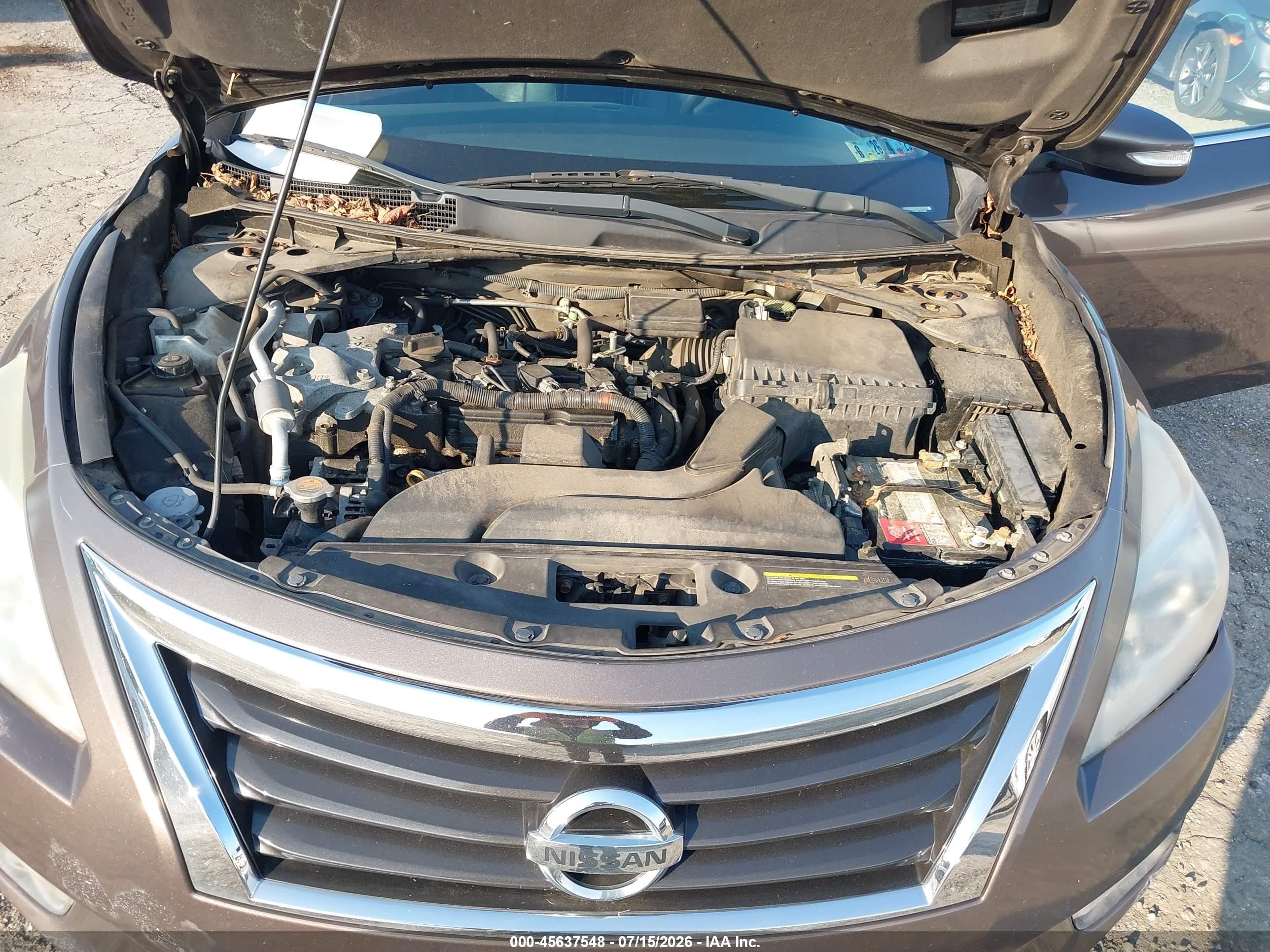 2014 Nissan Altima 2.5 Sl Gray vin: 1N4AL3AP6EC105405