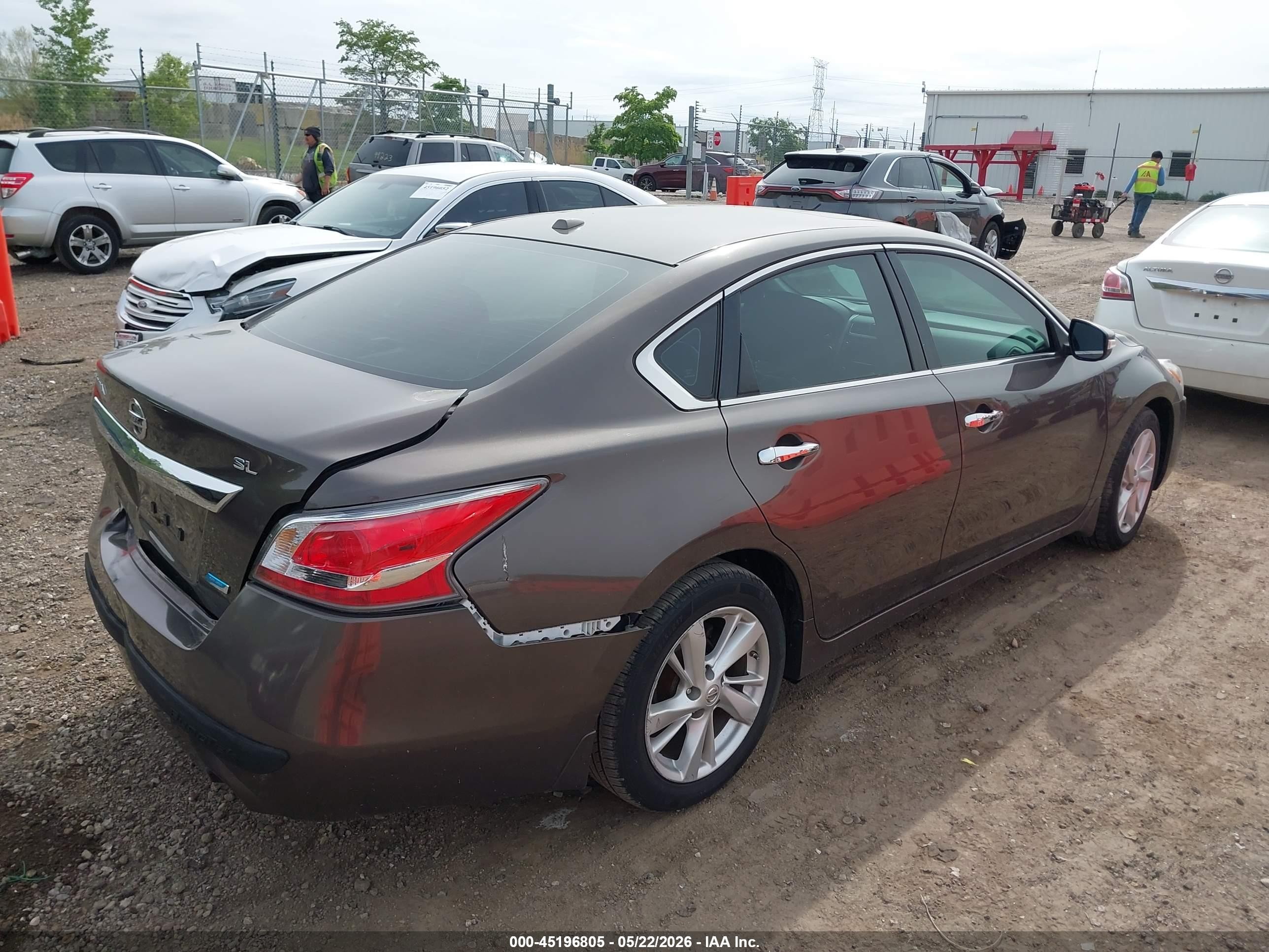 2014 Nissan Altima 2.5 Sl Brown vin: 1N4AL3AP6EC127758