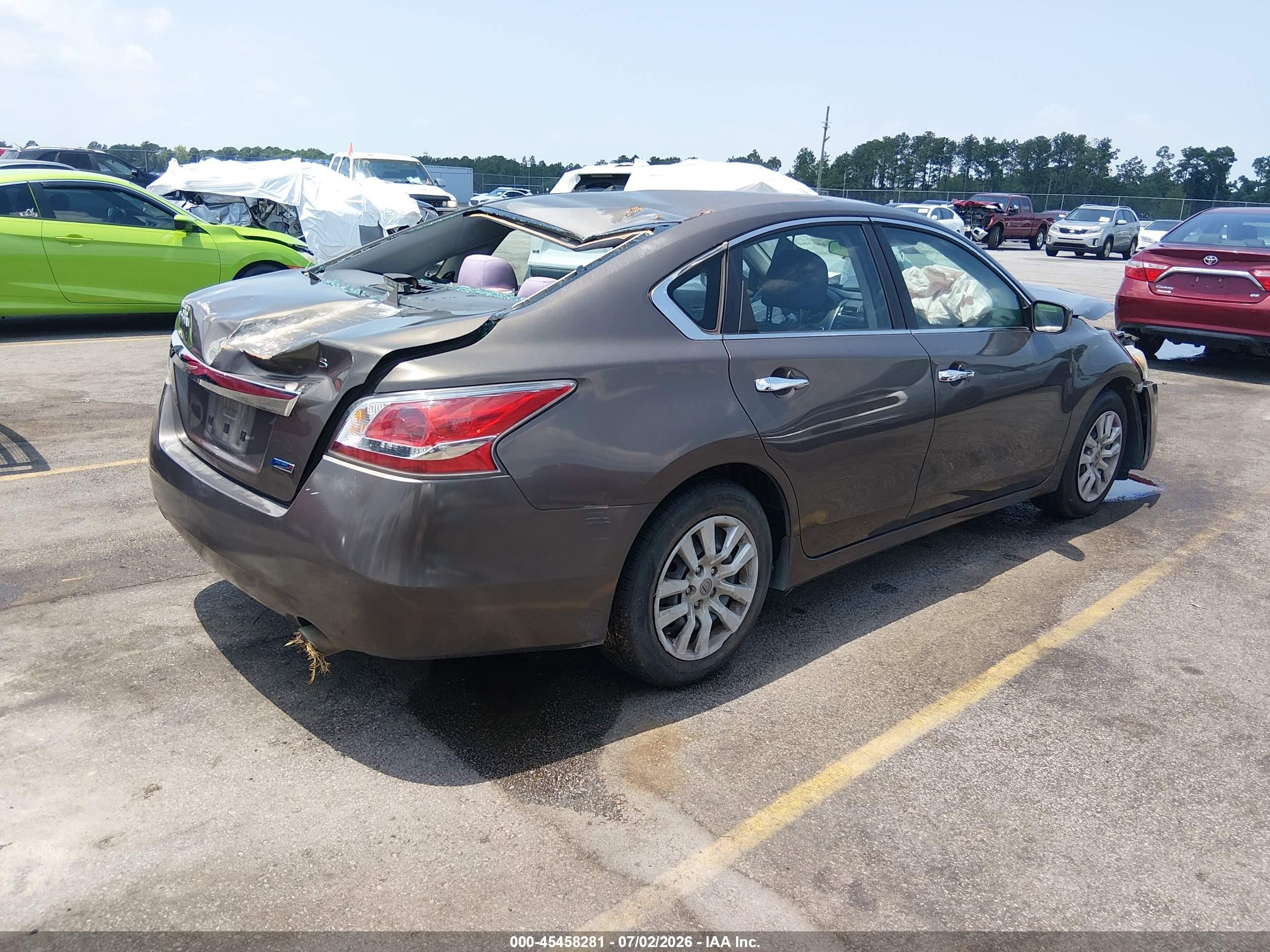 2014 Nissan Altima 2.5 S Brown vin: 1N4AL3AP6EC131311