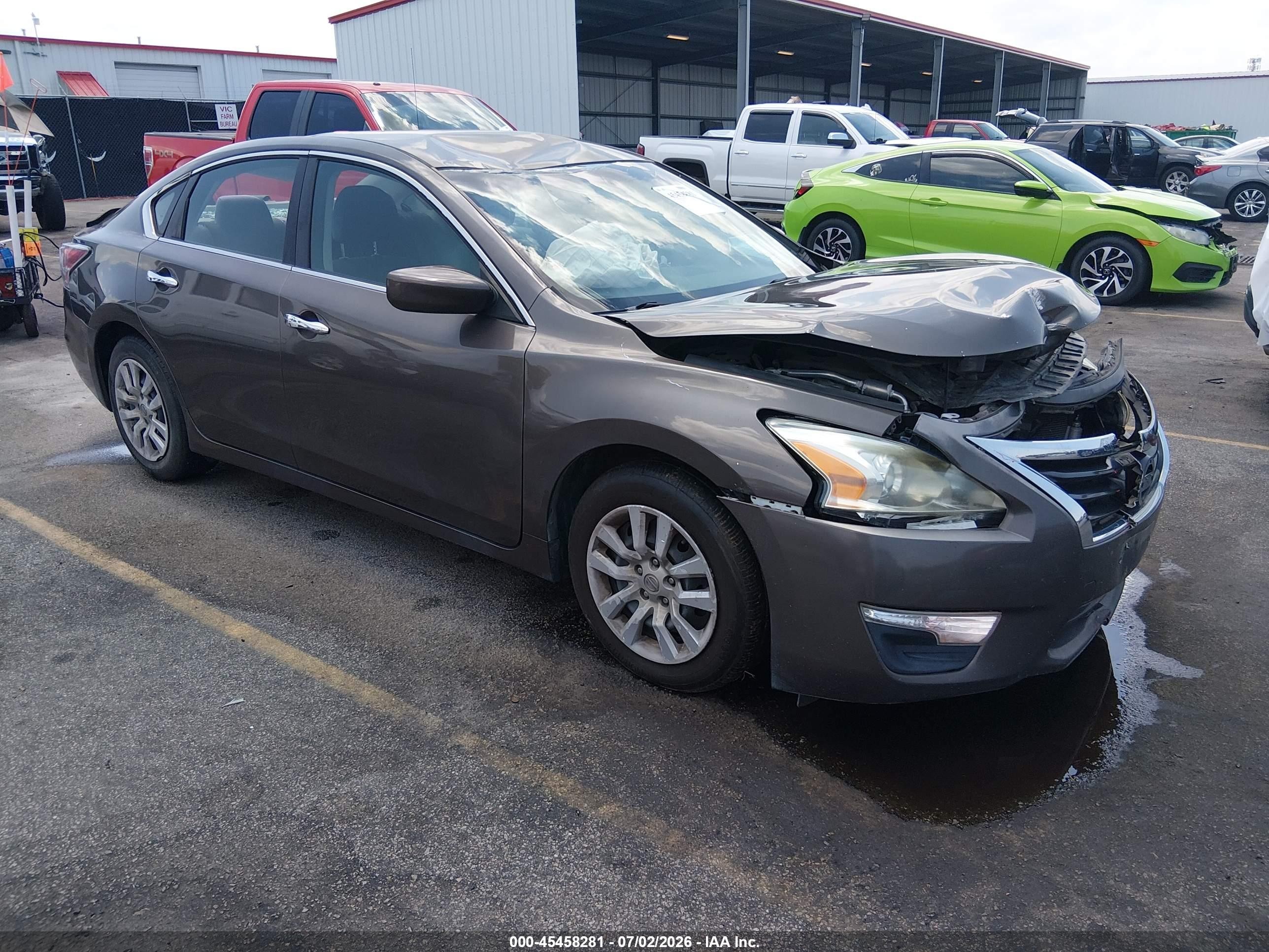 2014 Nissan Altima 2.5 S Brown vin: 1N4AL3AP6EC131311