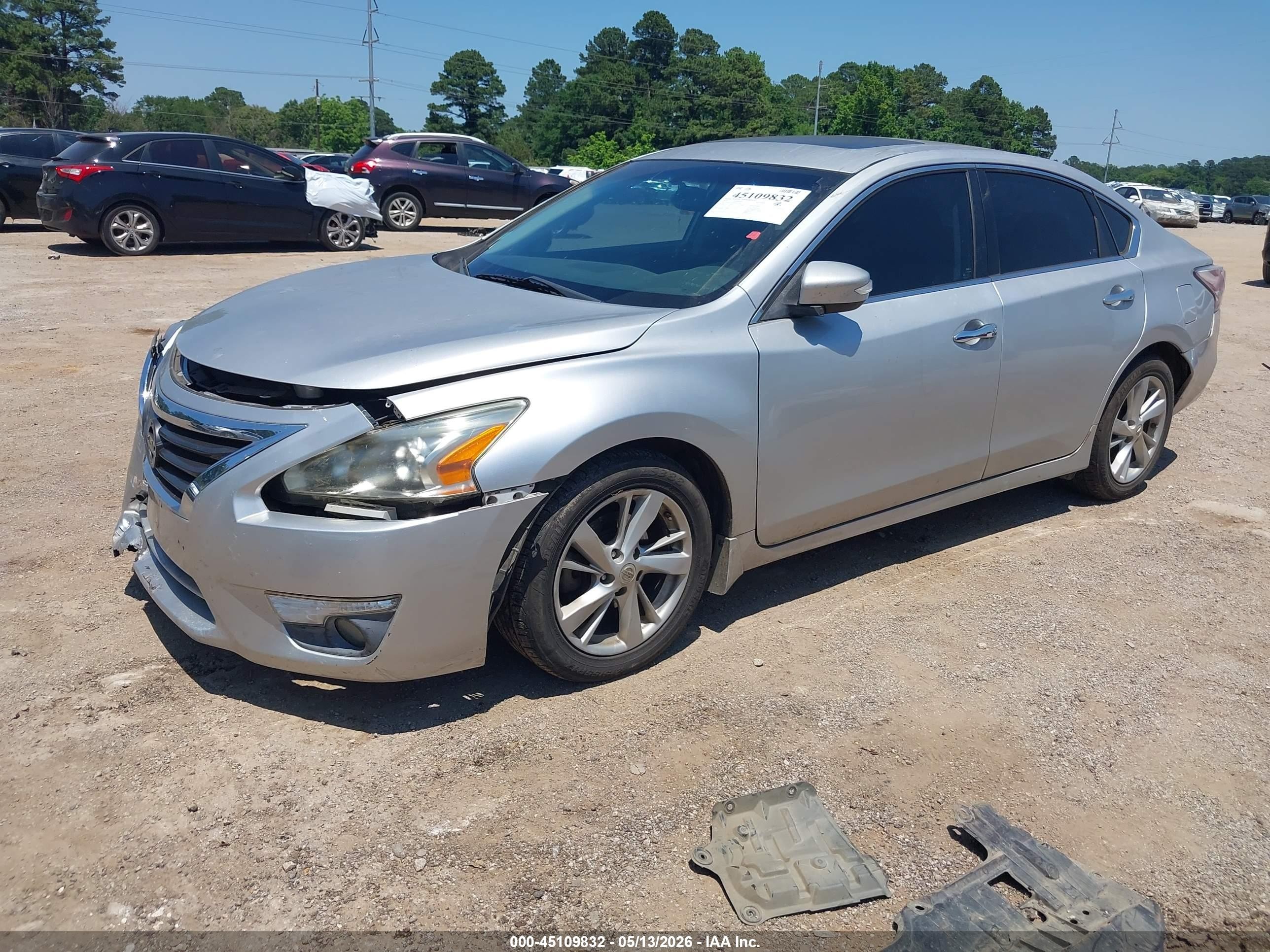 2014 Nissan Altima 2.5 Sv Silver vin: 1N4AL3AP6EC133169