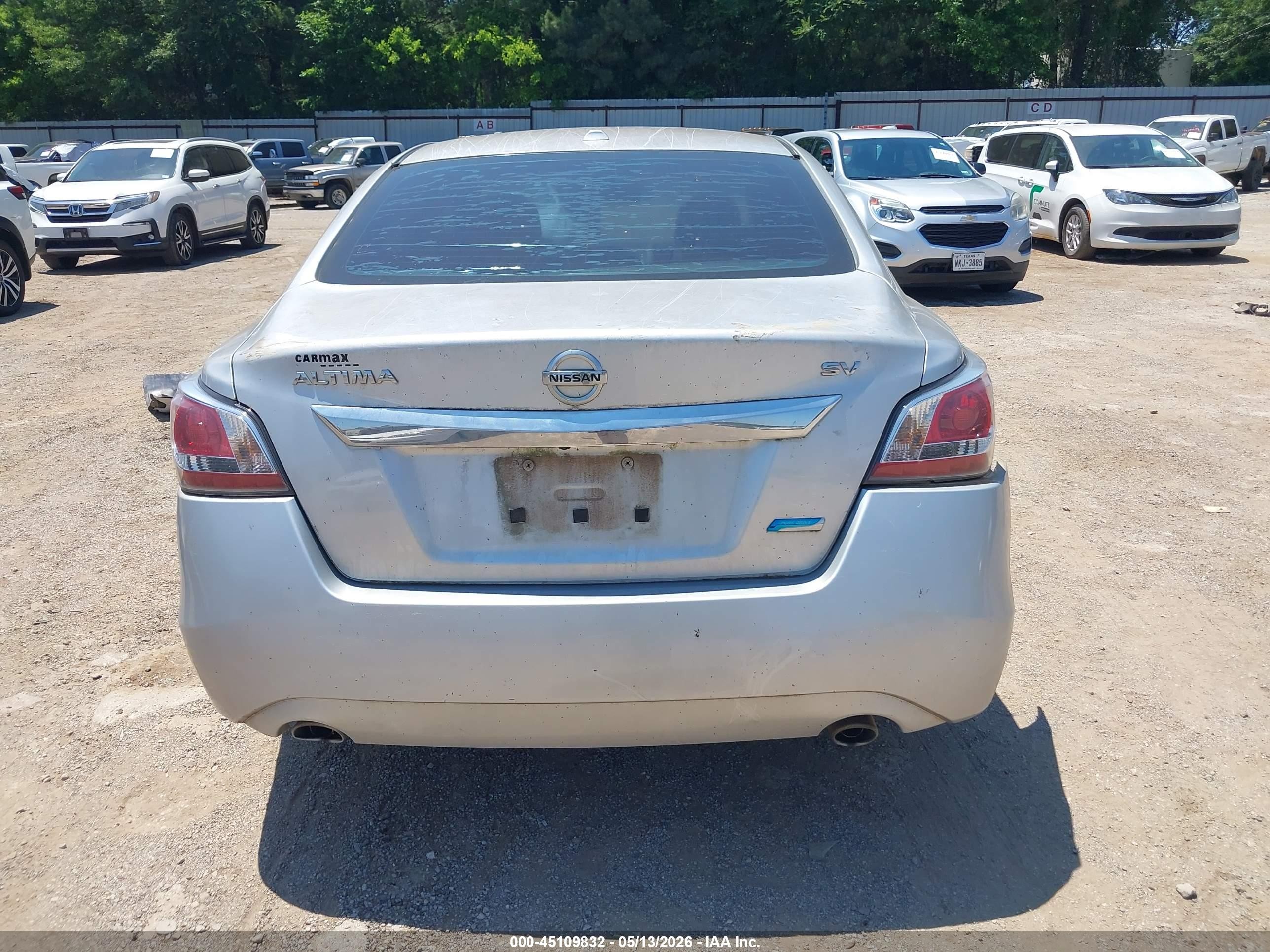 2014 Nissan Altima 2.5 Sv Silver vin: 1N4AL3AP6EC133169