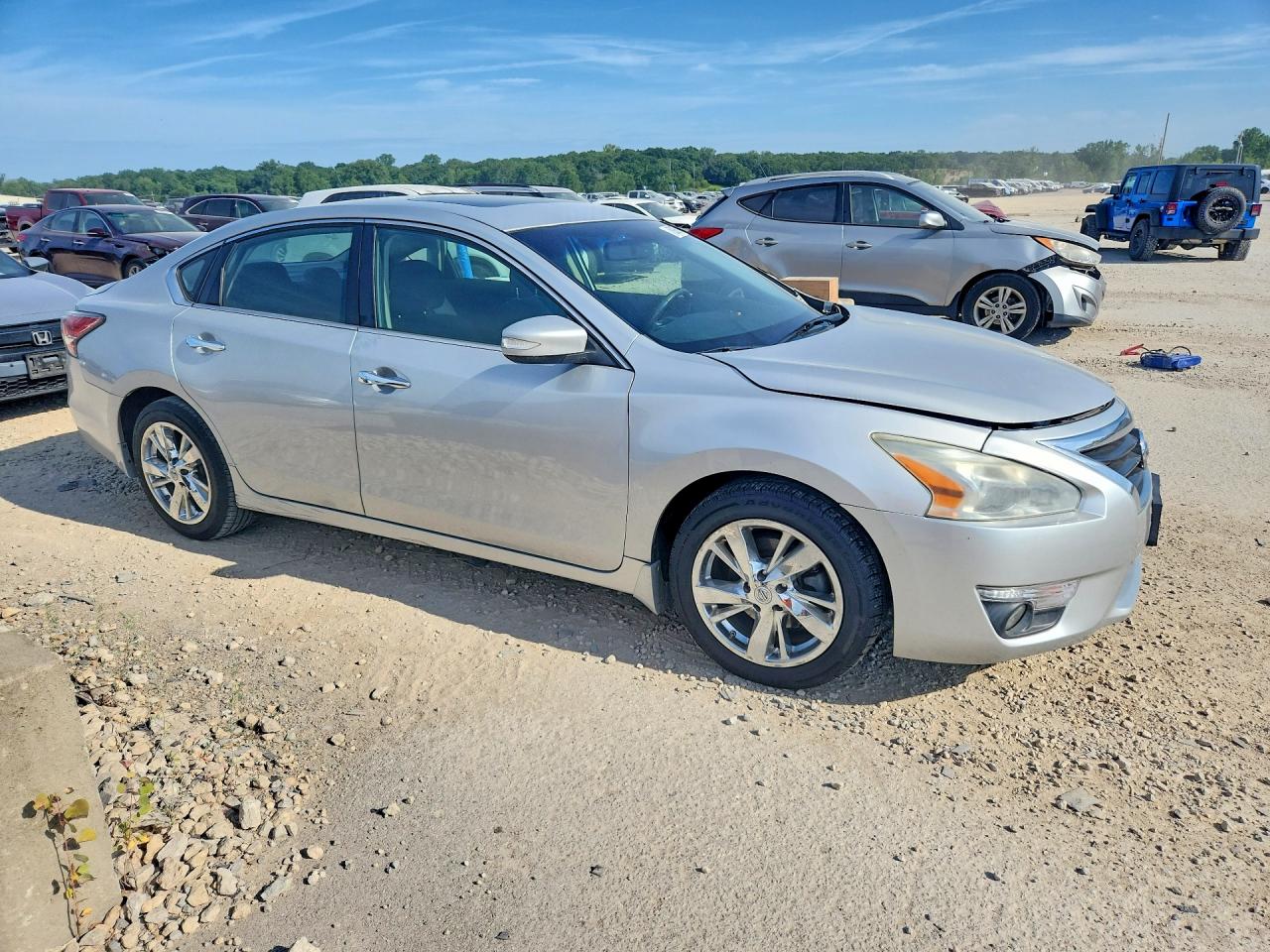 2014 Nissan Altima 2.5 Sv Silver vin: 1N4AL3AP6EC151588