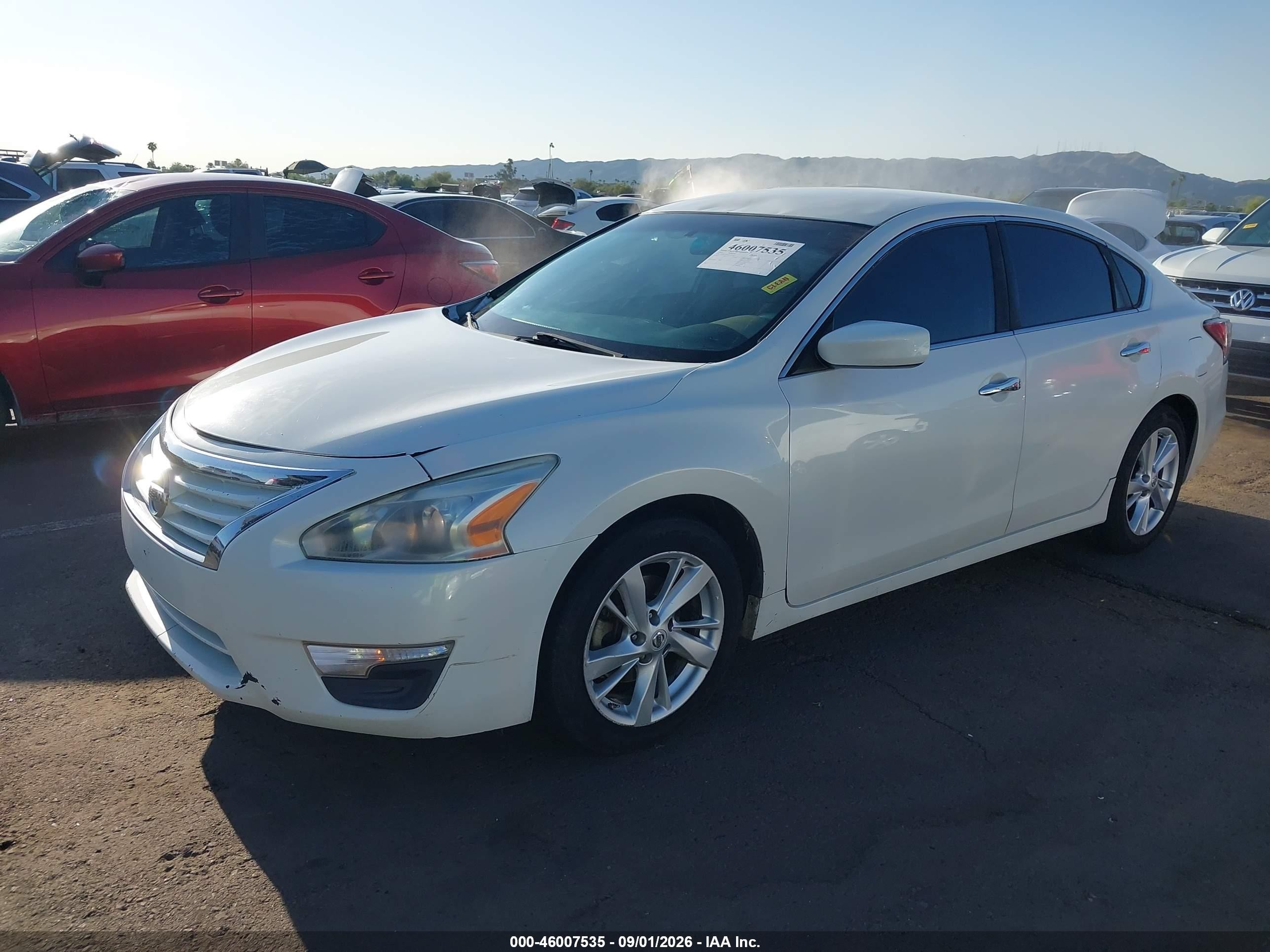 2014 Nissan Altima 2.5 Sv Белый vin: 1N4AL3AP6EC155219