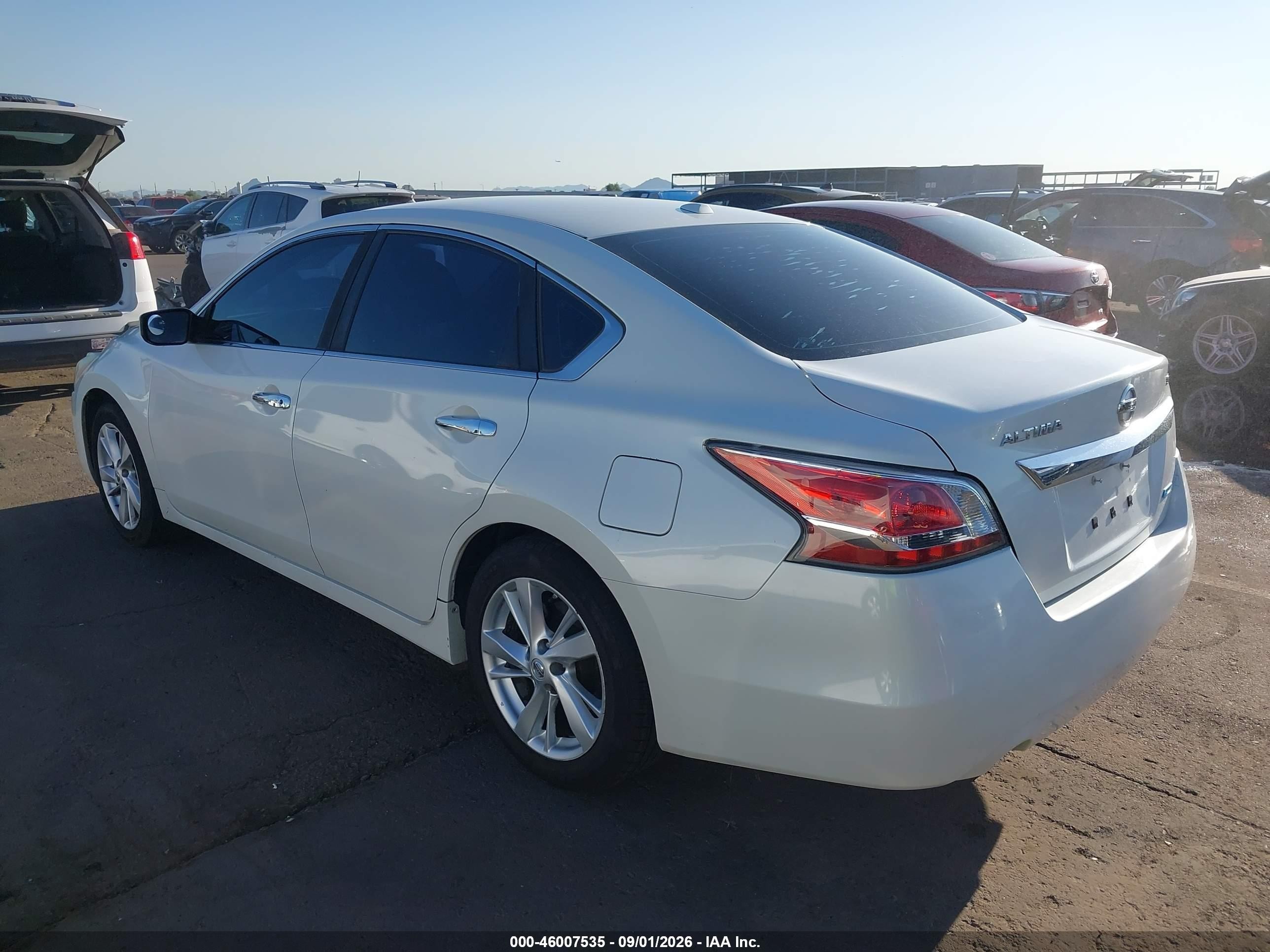 2014 Nissan Altima 2.5 Sv Белый vin: 1N4AL3AP6EC155219