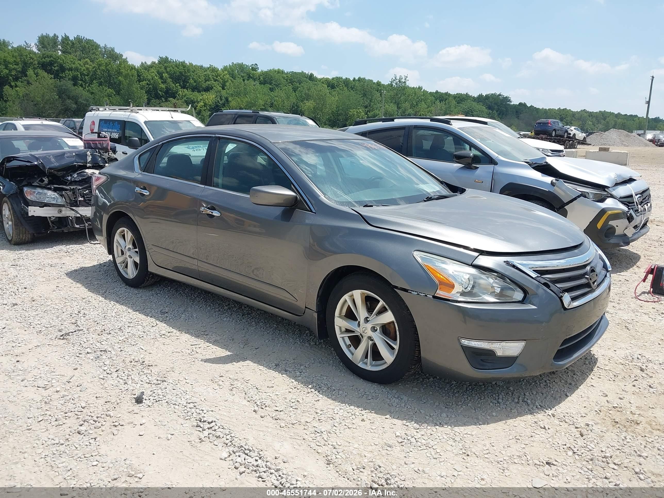 2014 Nissan Altima 2.5 Sv Gray vin: 1N4AL3AP6EC155446