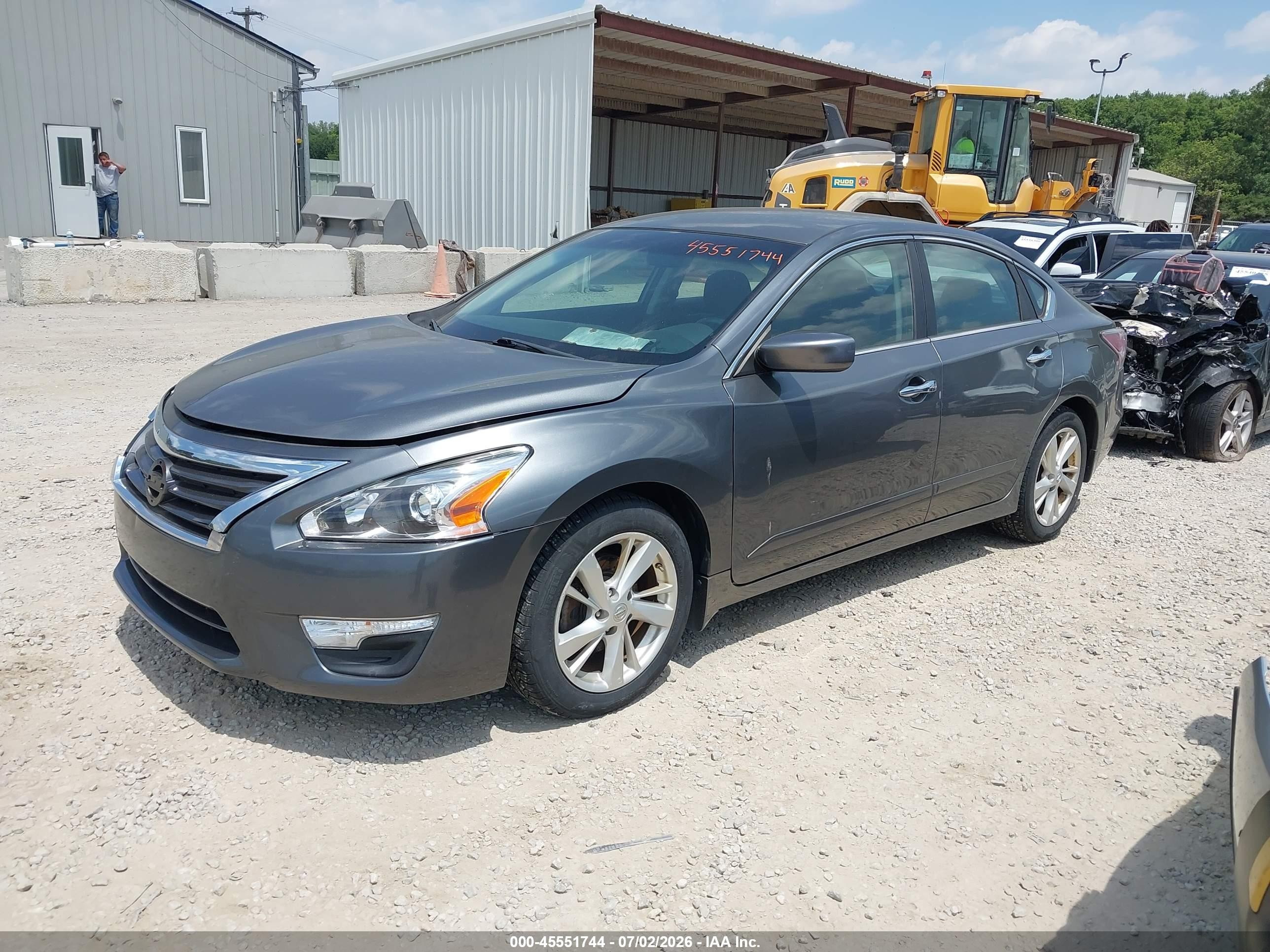 2014 Nissan Altima 2.5 Sv Gray vin: 1N4AL3AP6EC155446