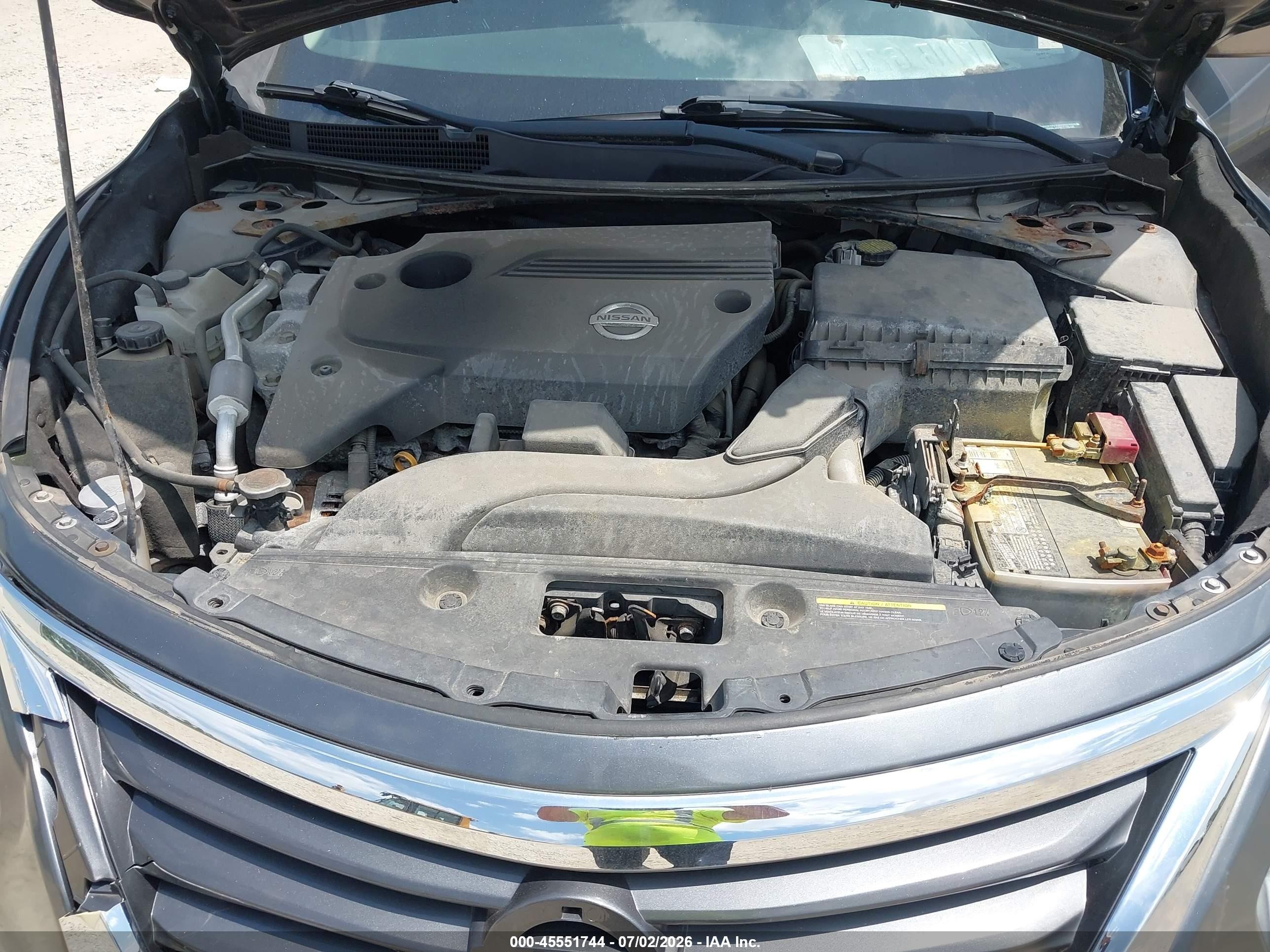 2014 Nissan Altima 2.5 Sv Gray vin: 1N4AL3AP6EC155446