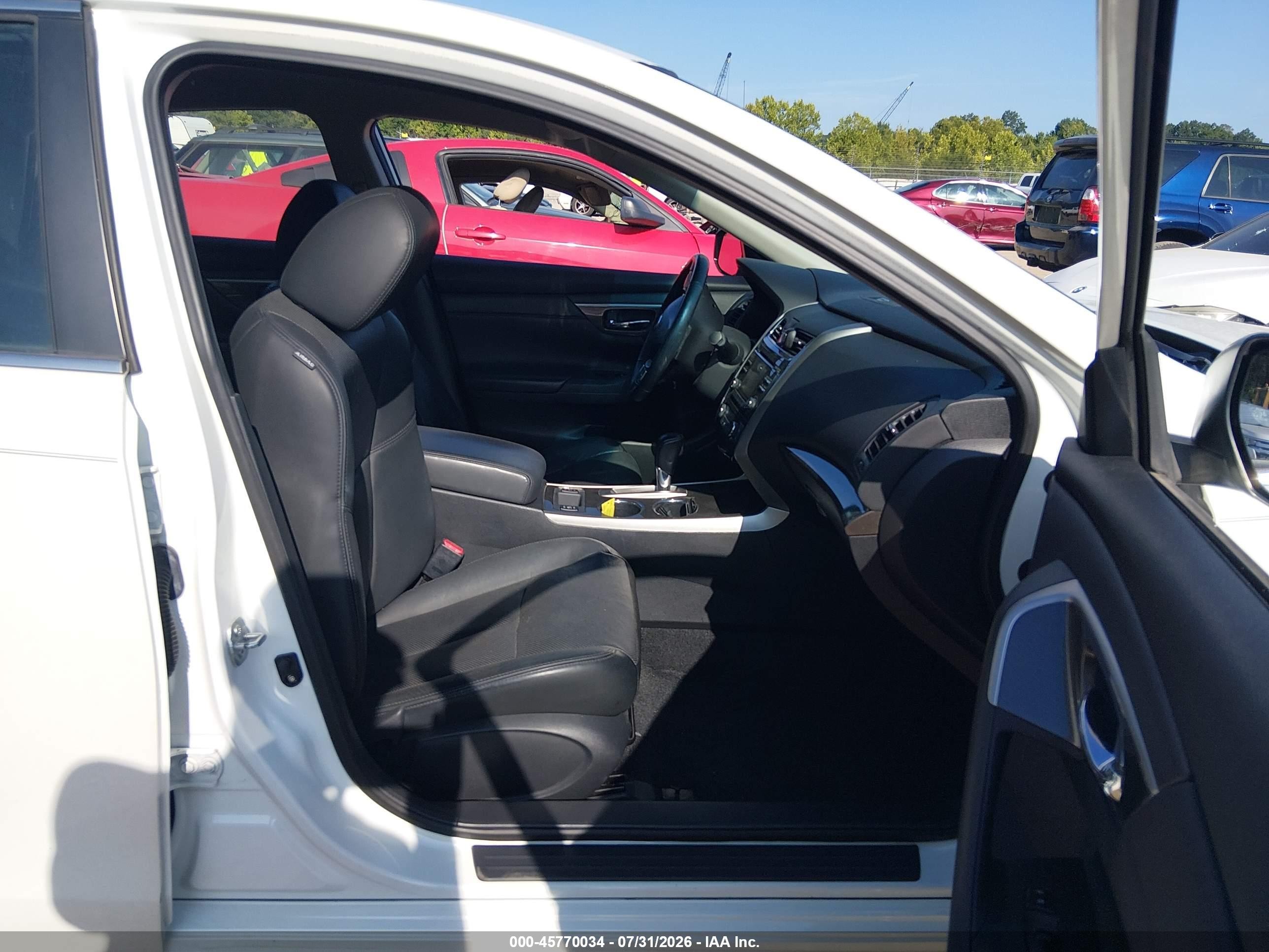 2014 Nissan Altima 2.5 Sl White vin: 1N4AL3AP6EC170545