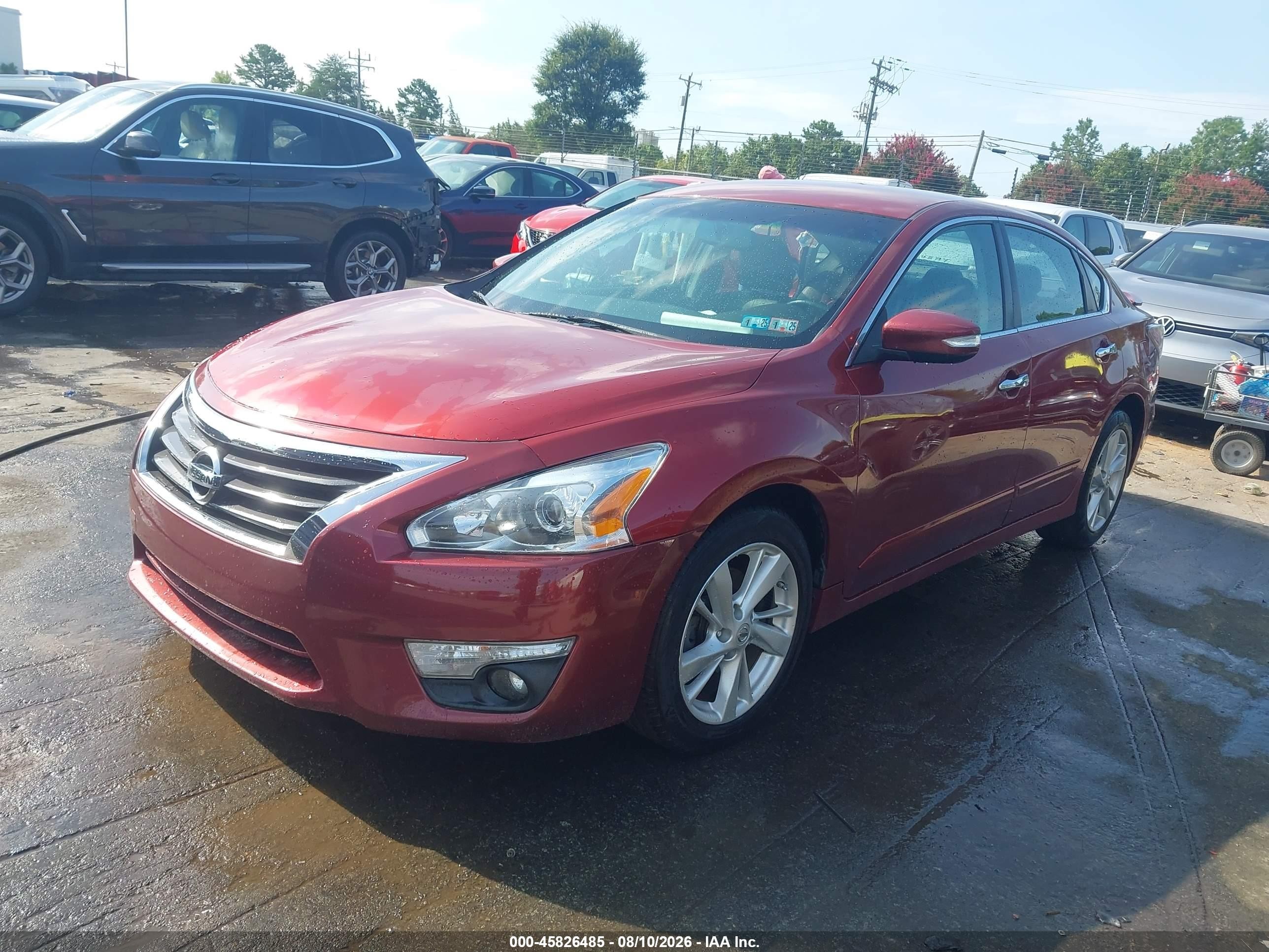2014 Nissan Altima 2.5 Sl Red vin: 1N4AL3AP6EC180489