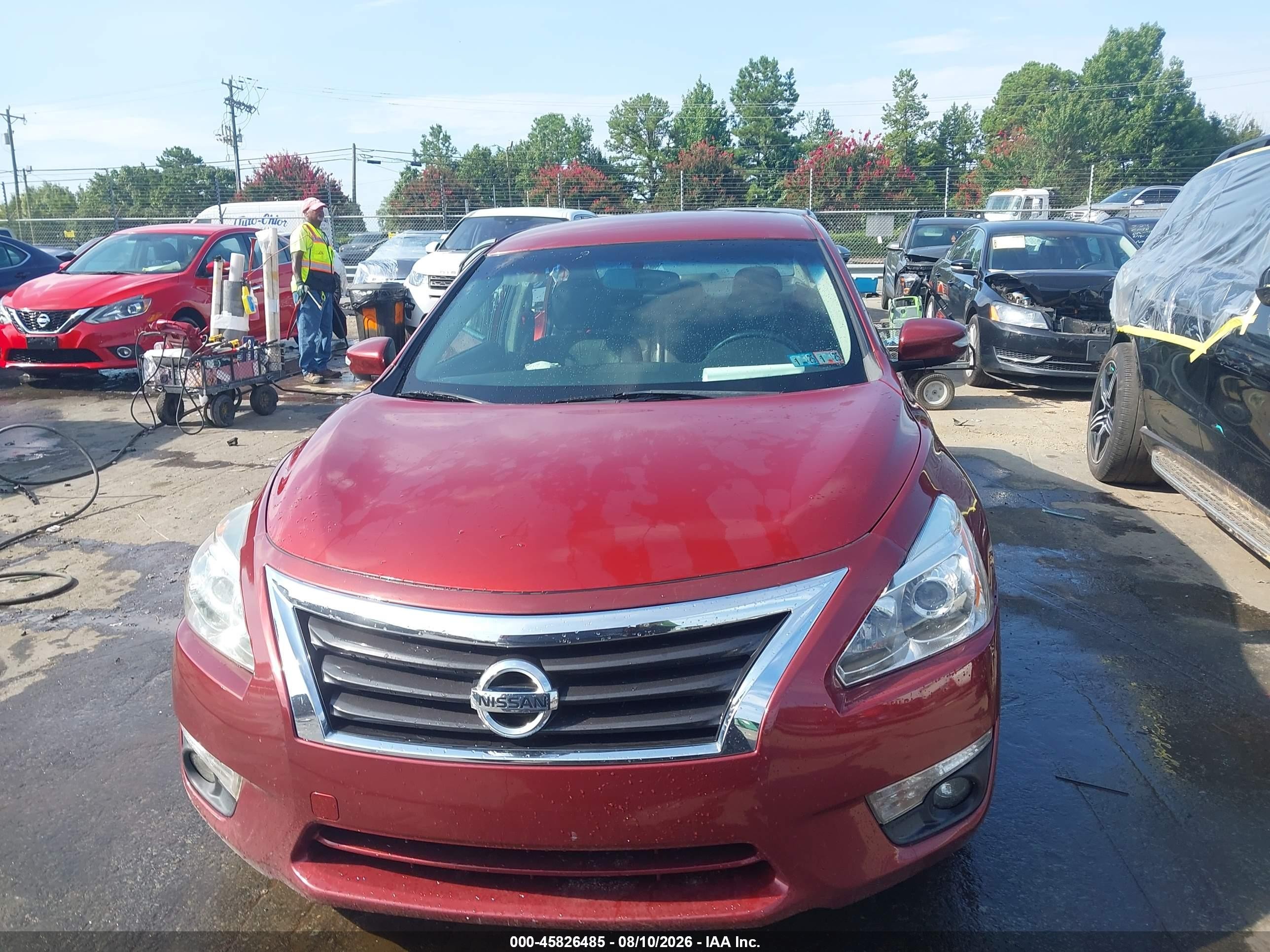 2014 Nissan Altima 2.5 Sl Red vin: 1N4AL3AP6EC180489