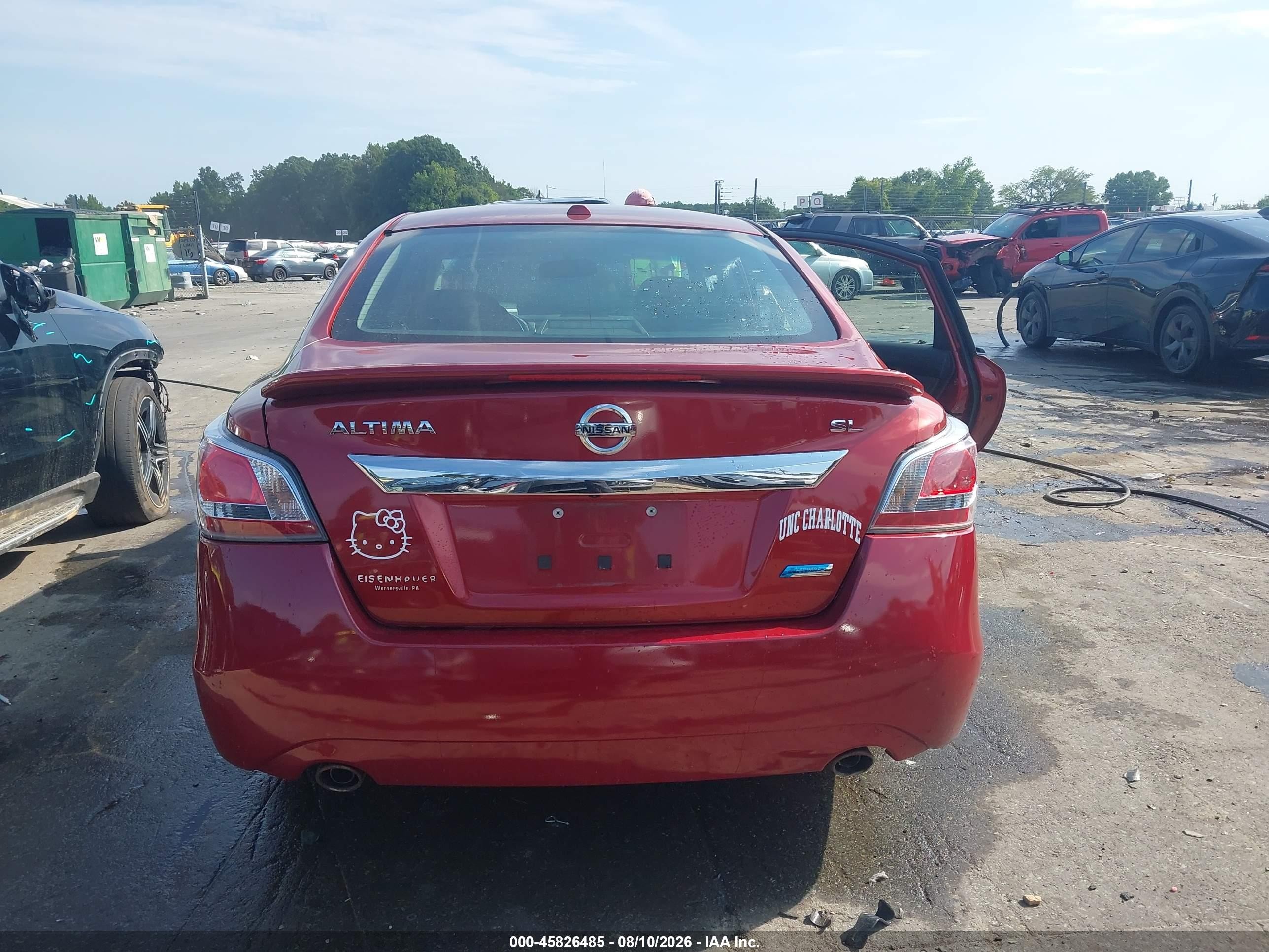 2014 Nissan Altima 2.5 Sl Red vin: 1N4AL3AP6EC180489