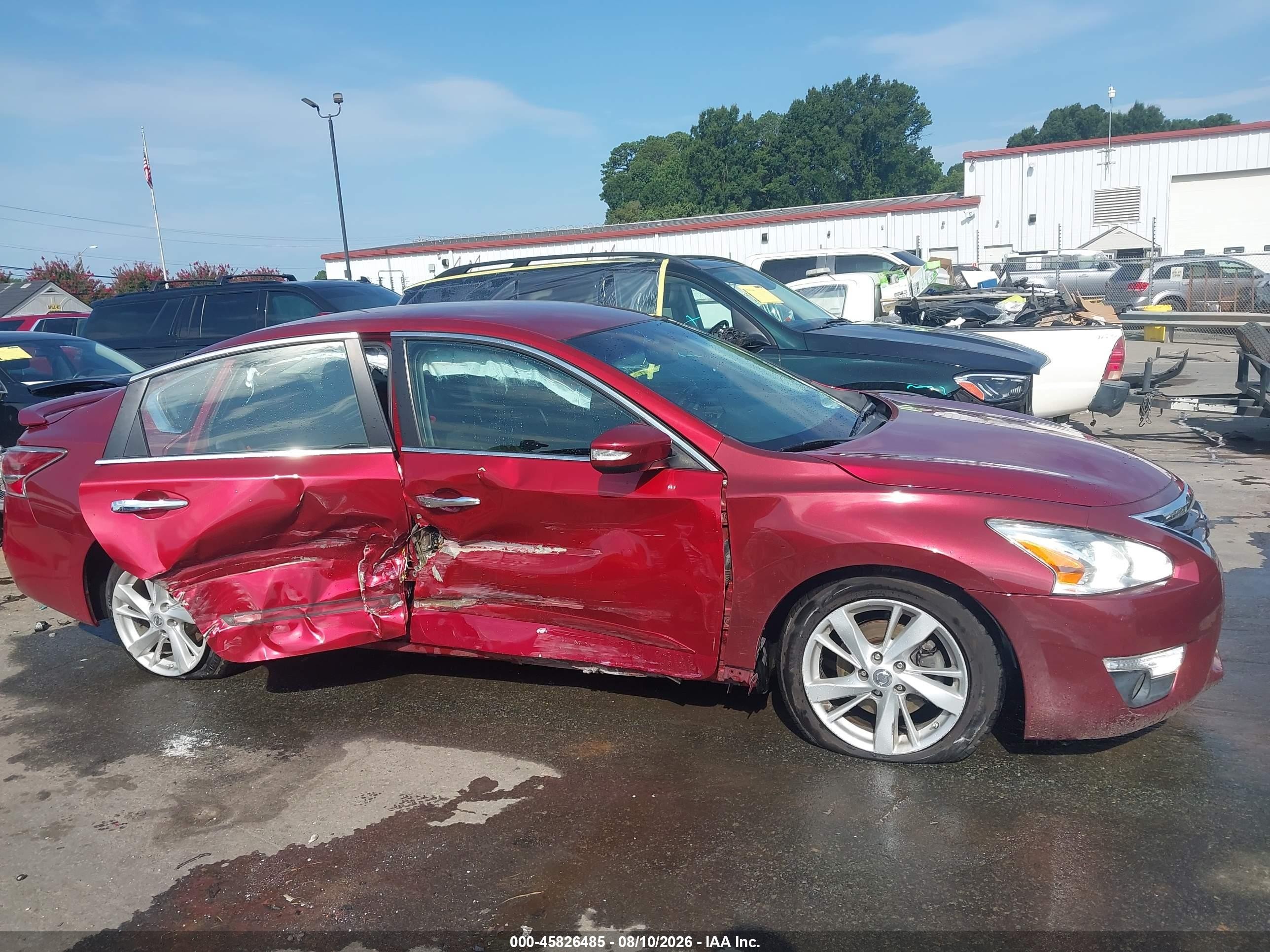 2014 Nissan Altima 2.5 Sl Red vin: 1N4AL3AP6EC180489