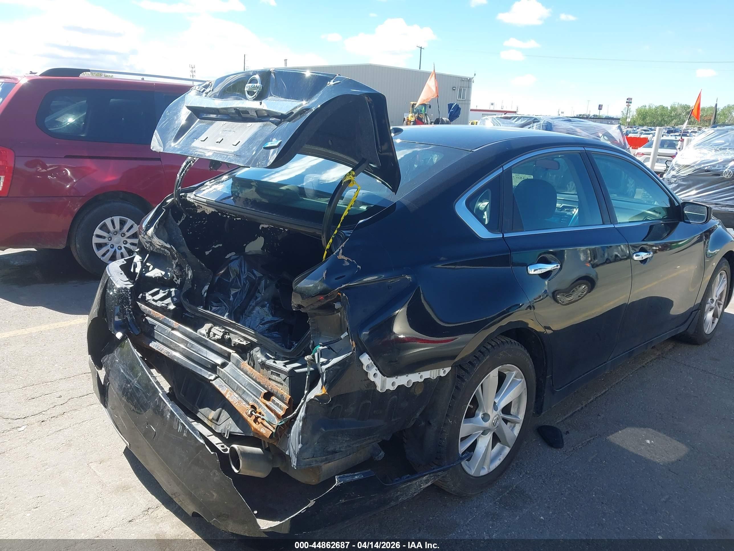 2014 Nissan Altima 2.5 Sv Черный vin: 1N4AL3AP6EC180668