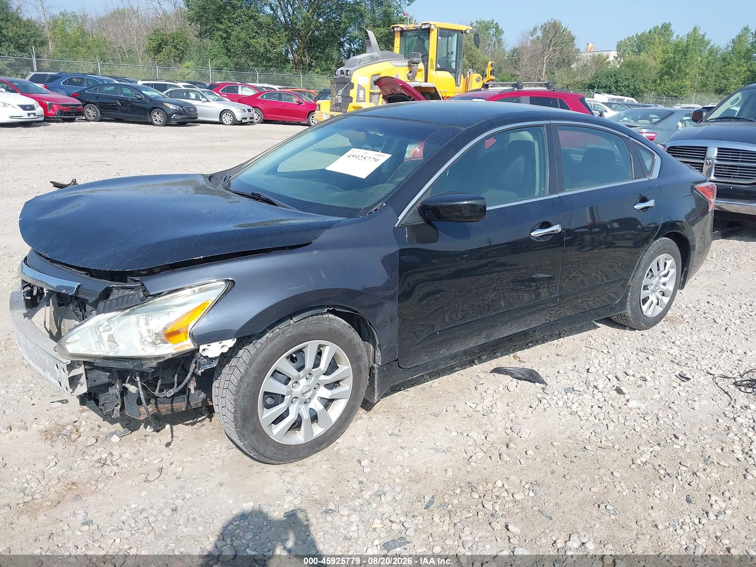 2014 Nissan Altima 2.5 S Black vin: 1N4AL3AP6EC187832