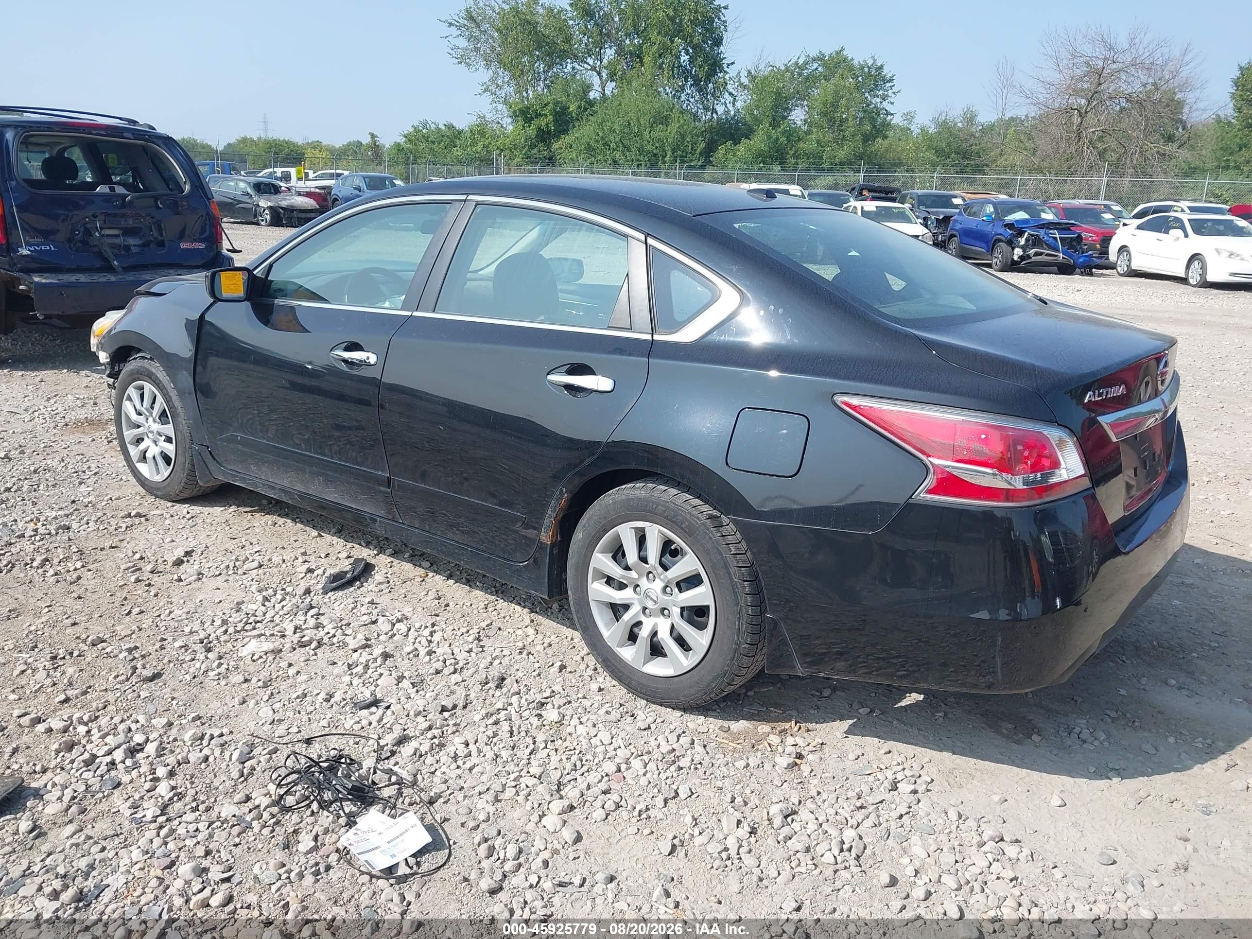 2014 Nissan Altima 2.5 S Black vin: 1N4AL3AP6EC187832