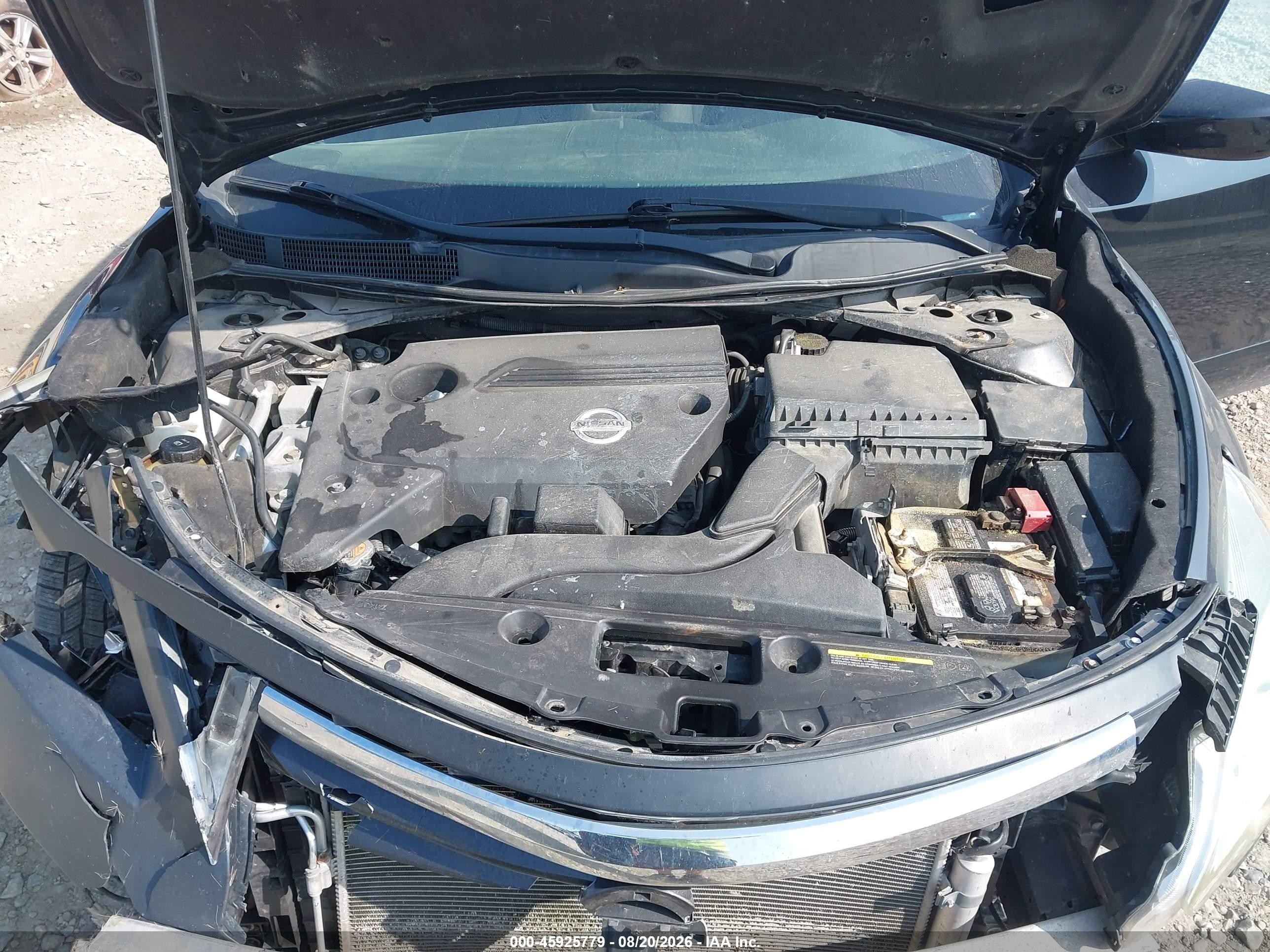 2014 Nissan Altima 2.5 S Black vin: 1N4AL3AP6EC187832
