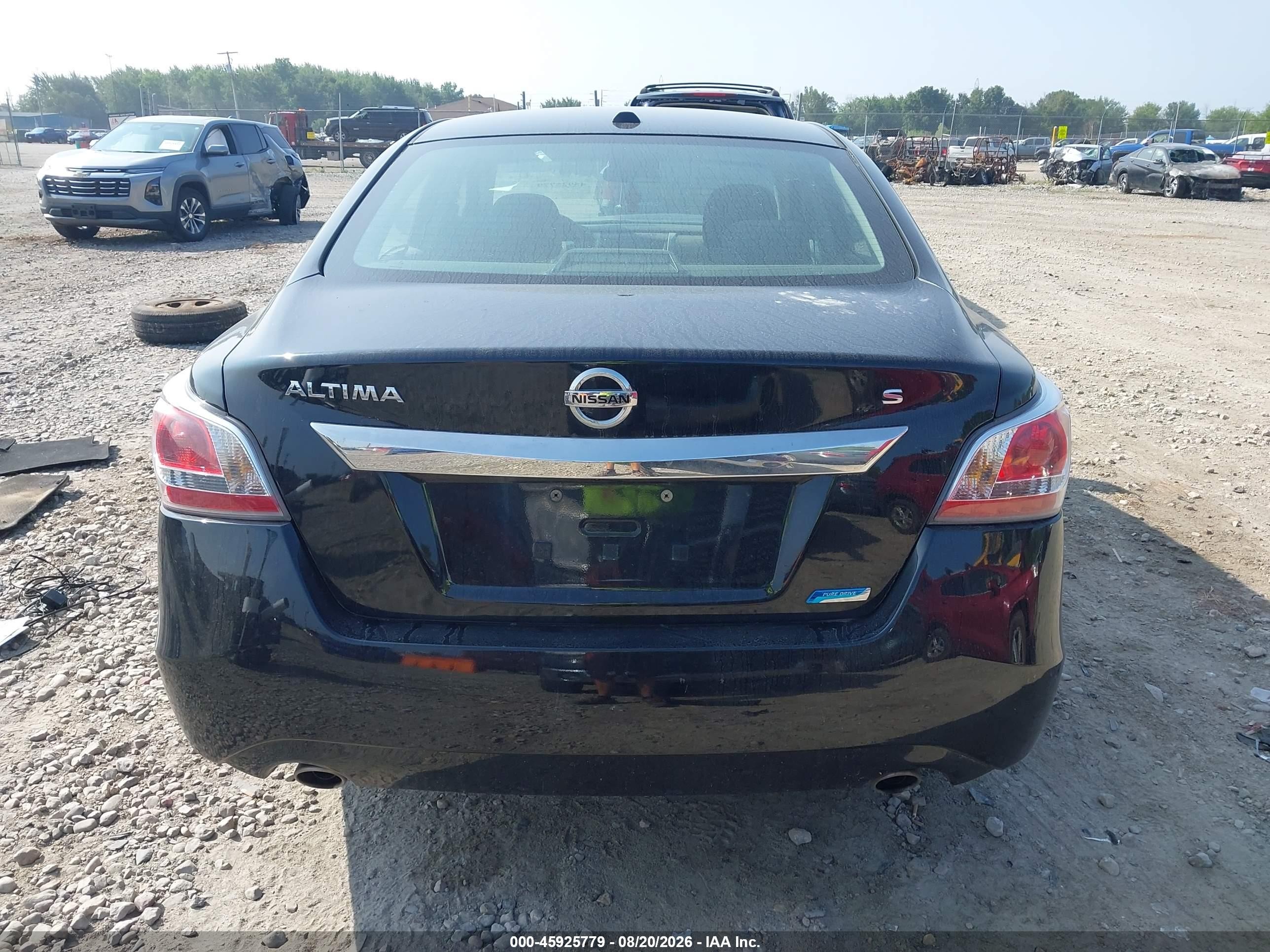 2014 Nissan Altima 2.5 S Black vin: 1N4AL3AP6EC187832