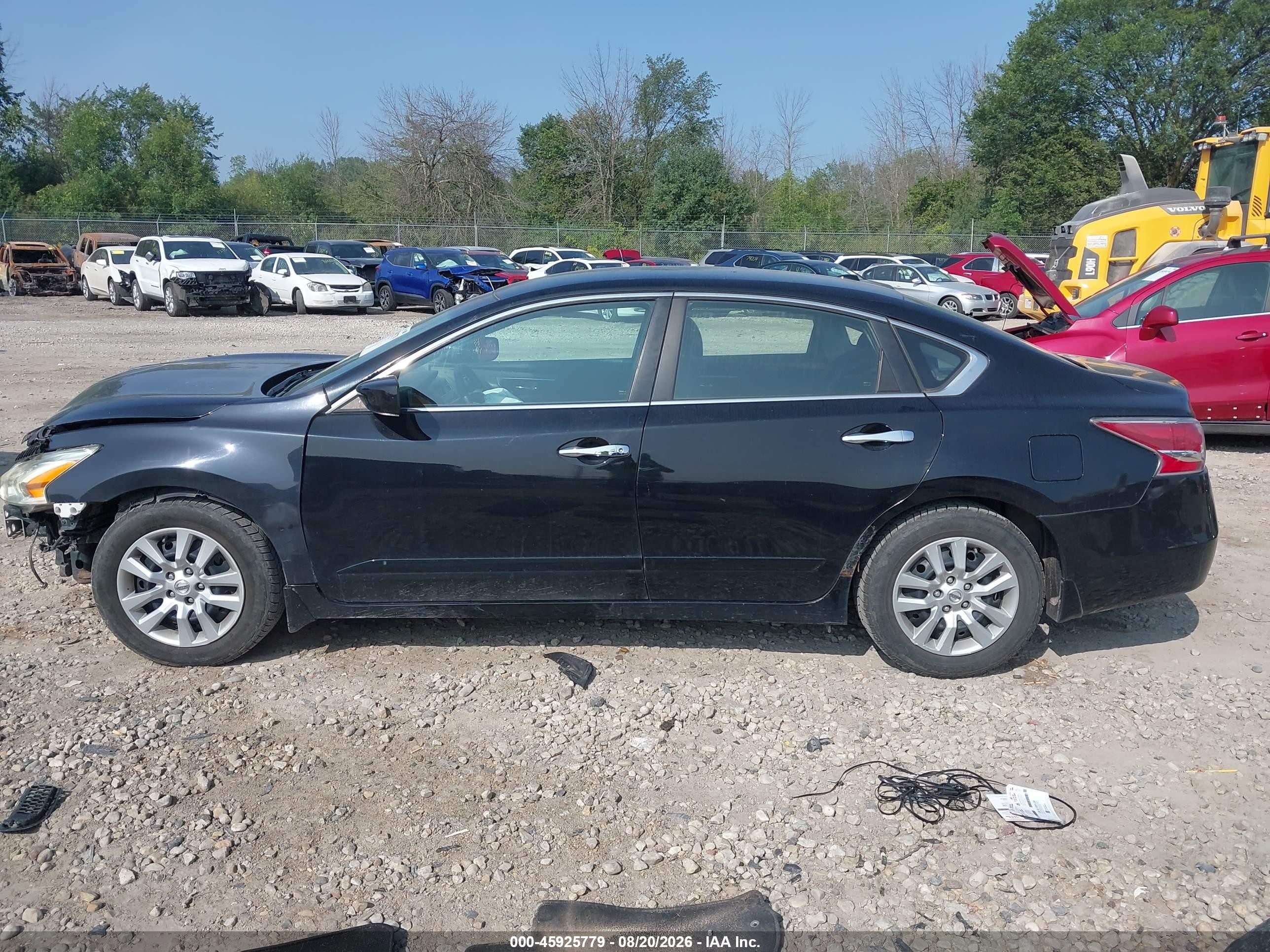 2014 Nissan Altima 2.5 S Black vin: 1N4AL3AP6EC187832