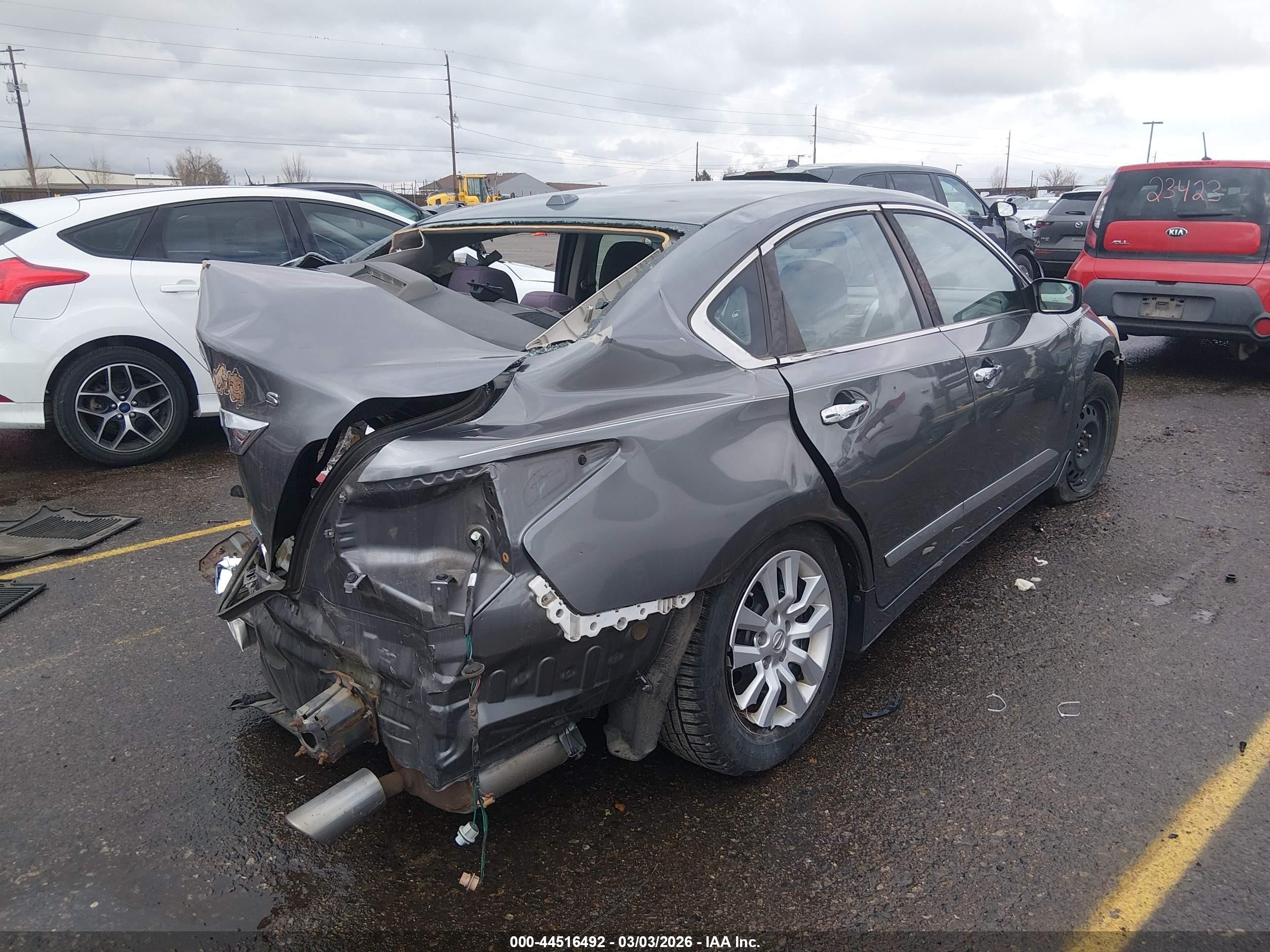 2014 Nissan Altima 2.5 S Gray vin: 1N4AL3AP6EC197471