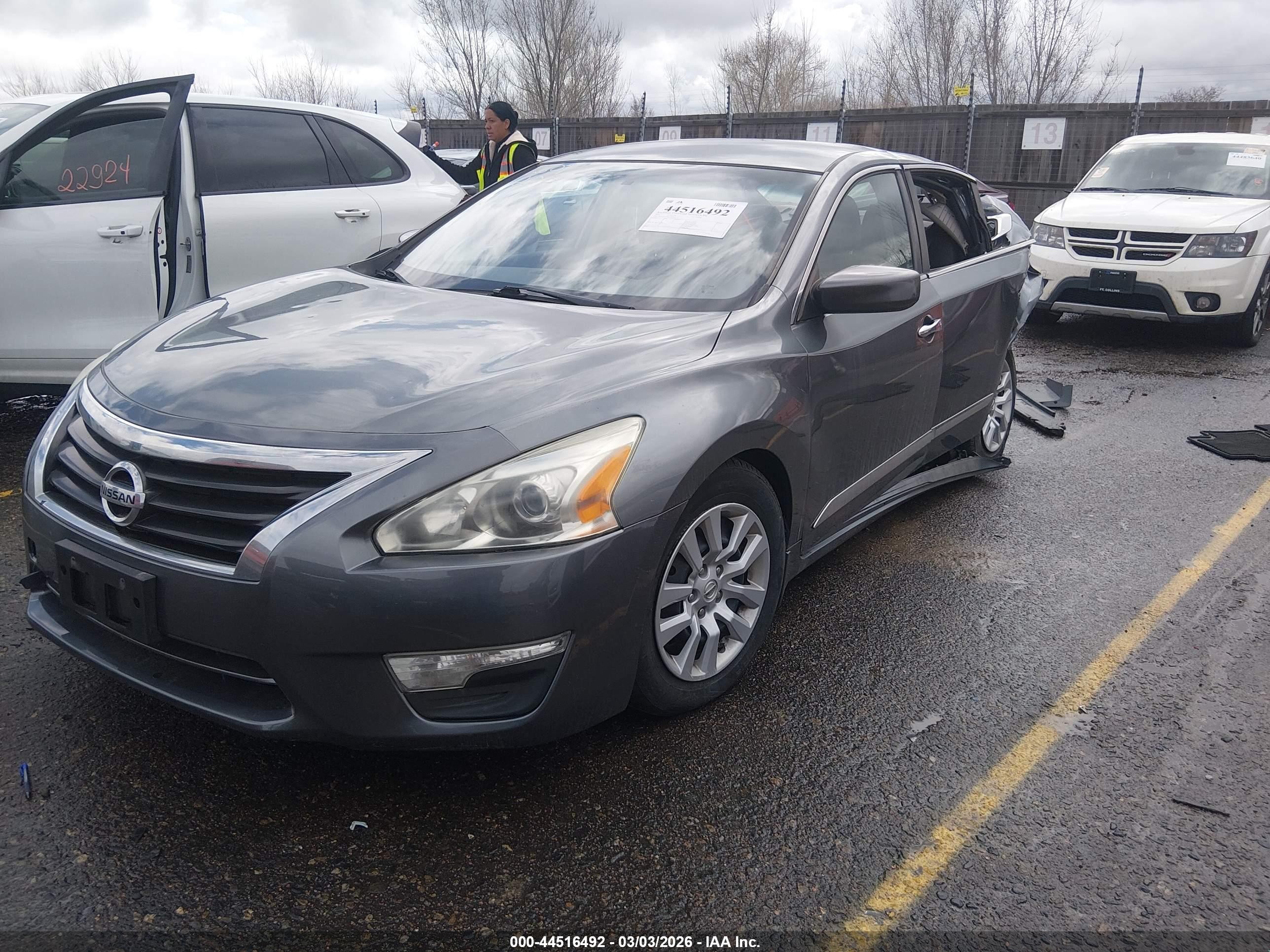 2014 Nissan Altima 2.5 S Gray vin: 1N4AL3AP6EC197471