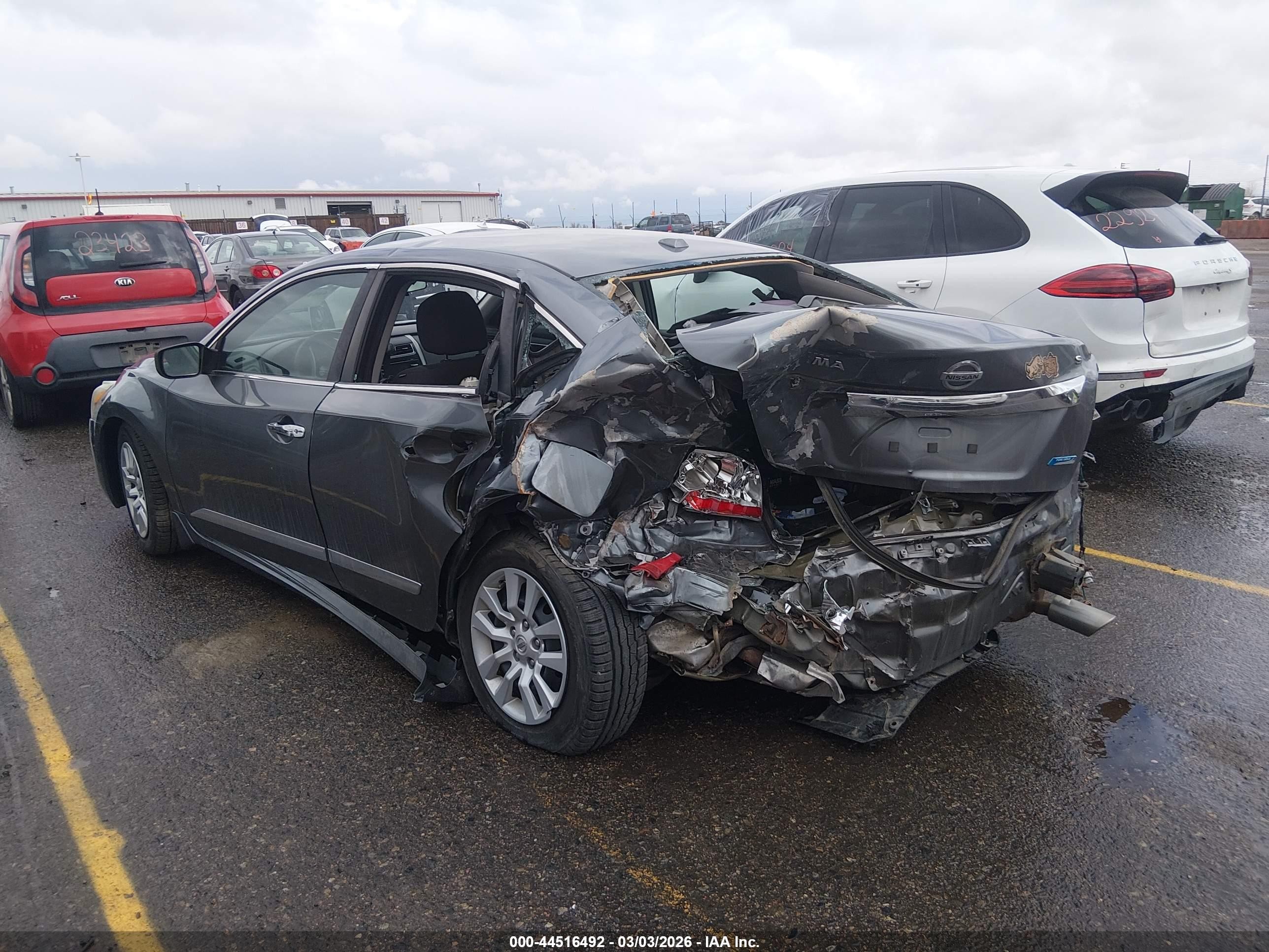 2014 Nissan Altima 2.5 S Gray vin: 1N4AL3AP6EC197471