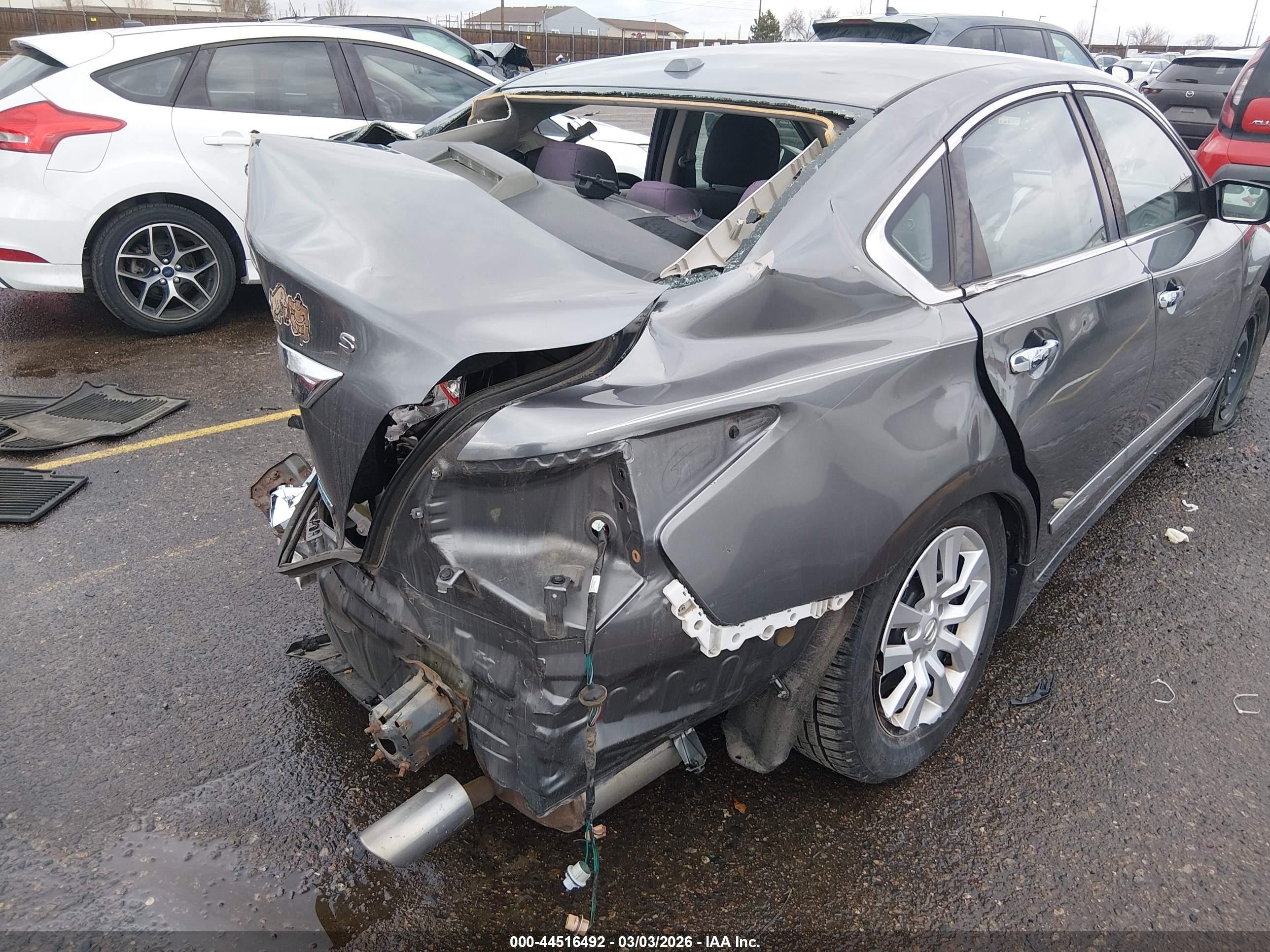 2014 Nissan Altima 2.5 S Gray vin: 1N4AL3AP6EC197471