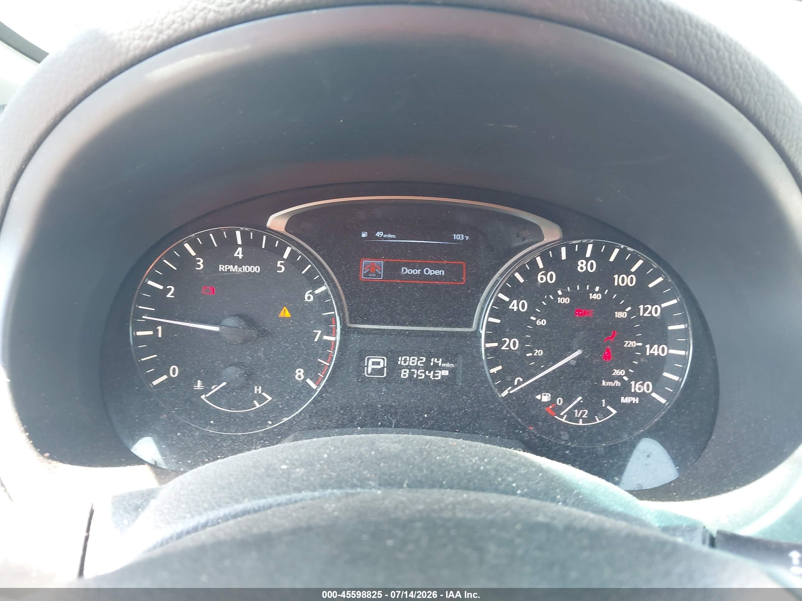 2014 Nissan Altima 2.5 S Красный vin: 1N4AL3AP6EC198541