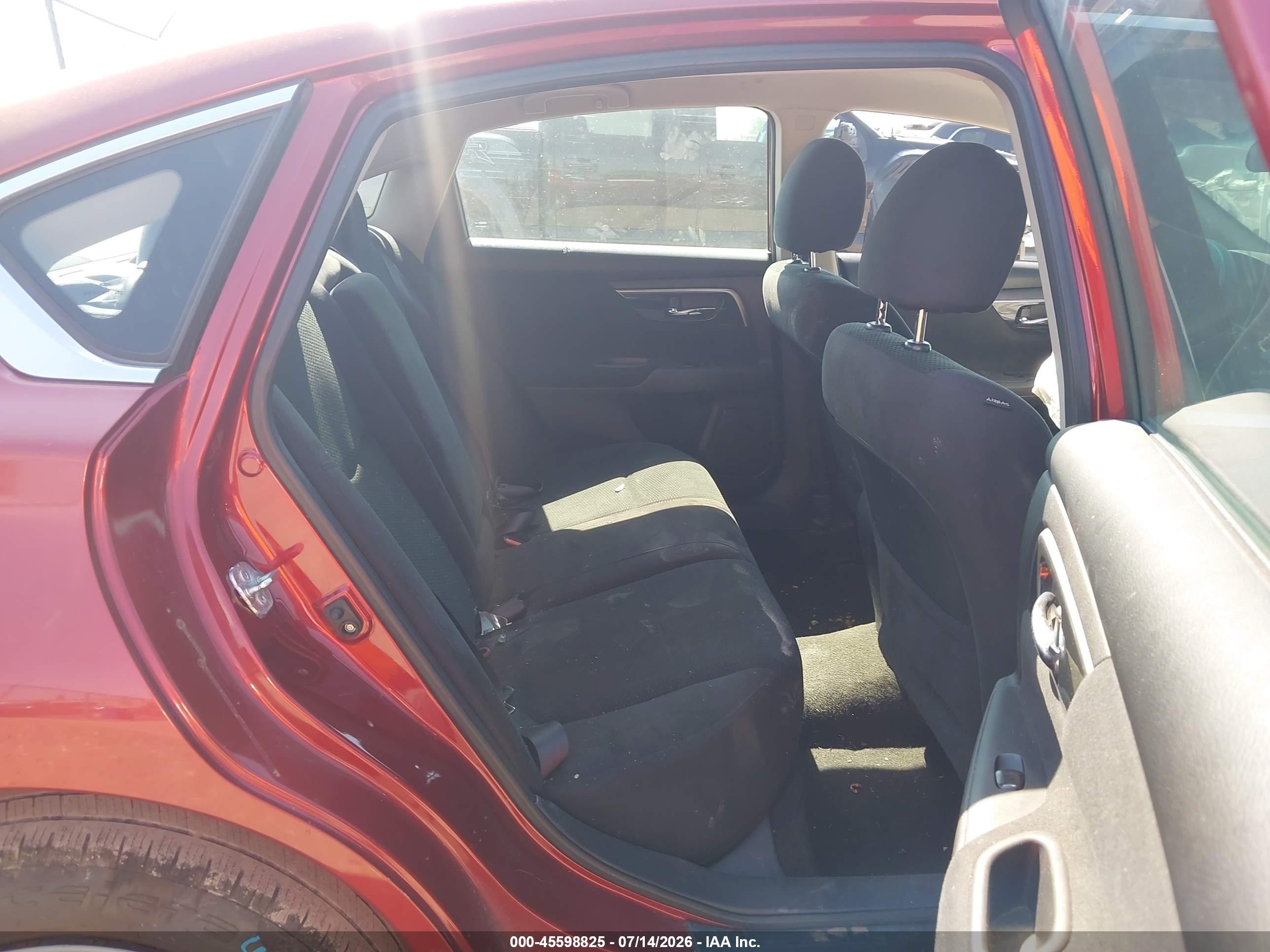 2014 Nissan Altima 2.5 S Красный vin: 1N4AL3AP6EC198541