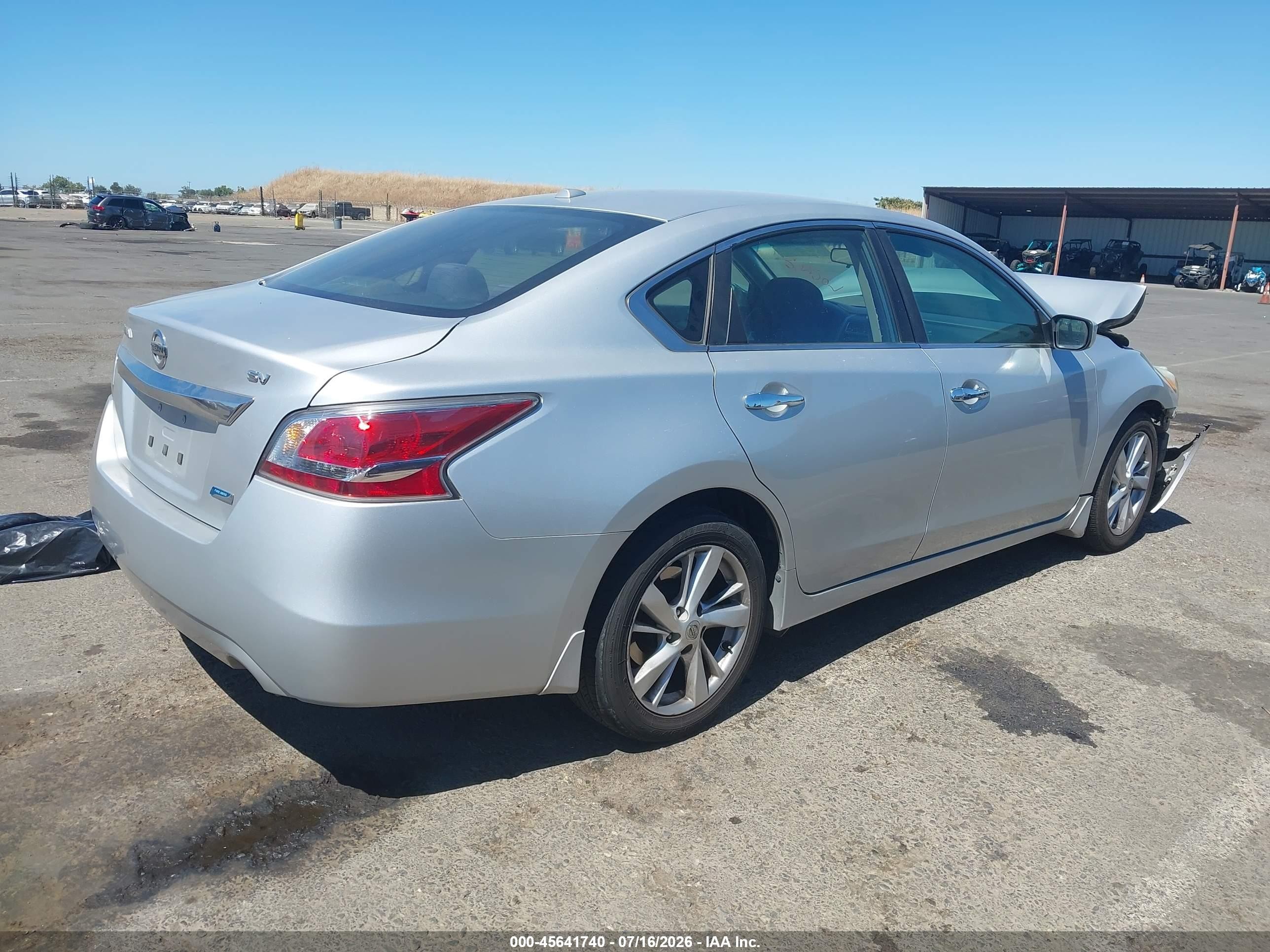 2014 Nissan Altima 2.5 Sv Серебряный vin: 1N4AL3AP6EC262853