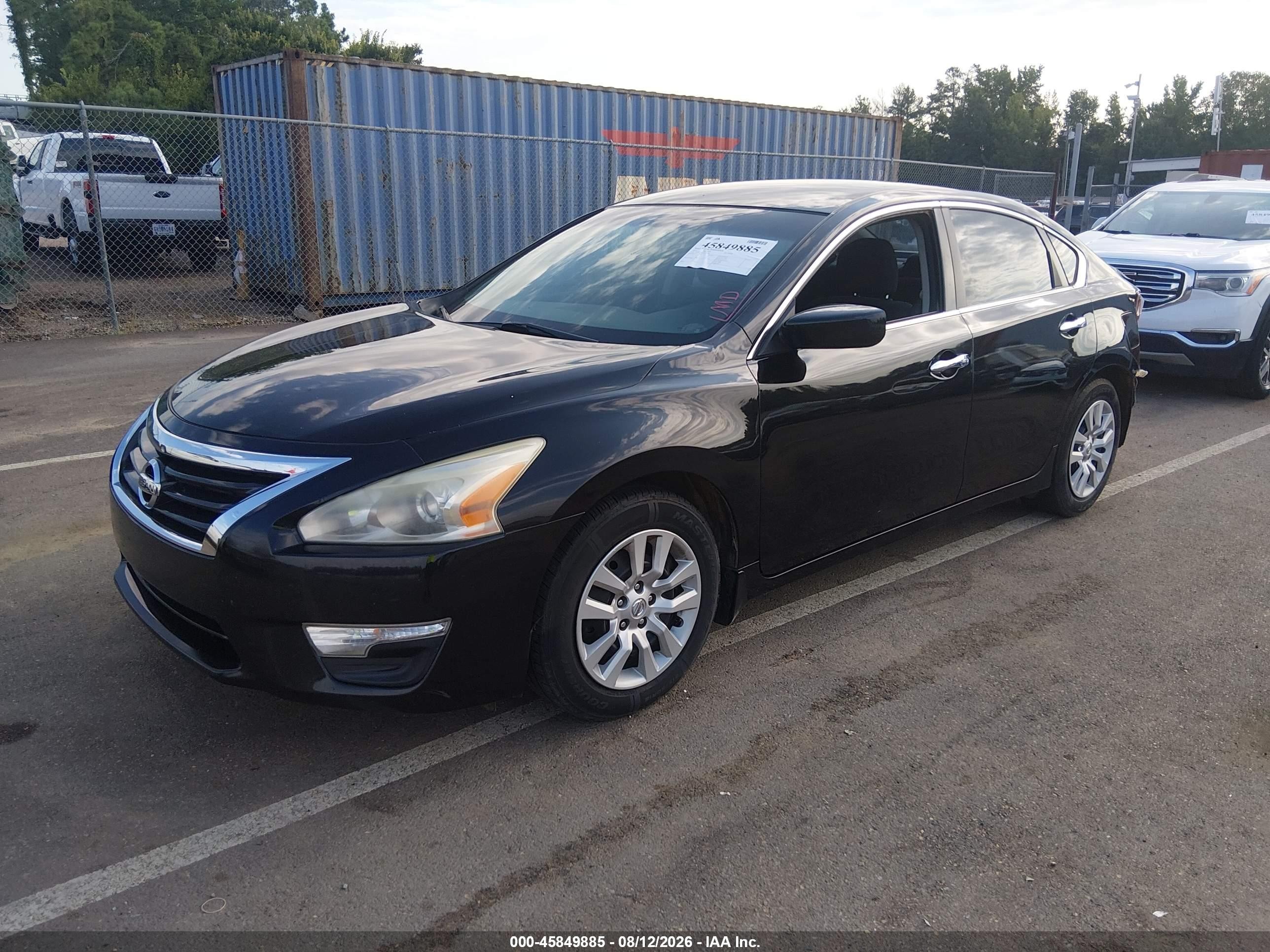 2014 Nissan Altima 2.5 S Black vin: 1N4AL3AP6EC264280