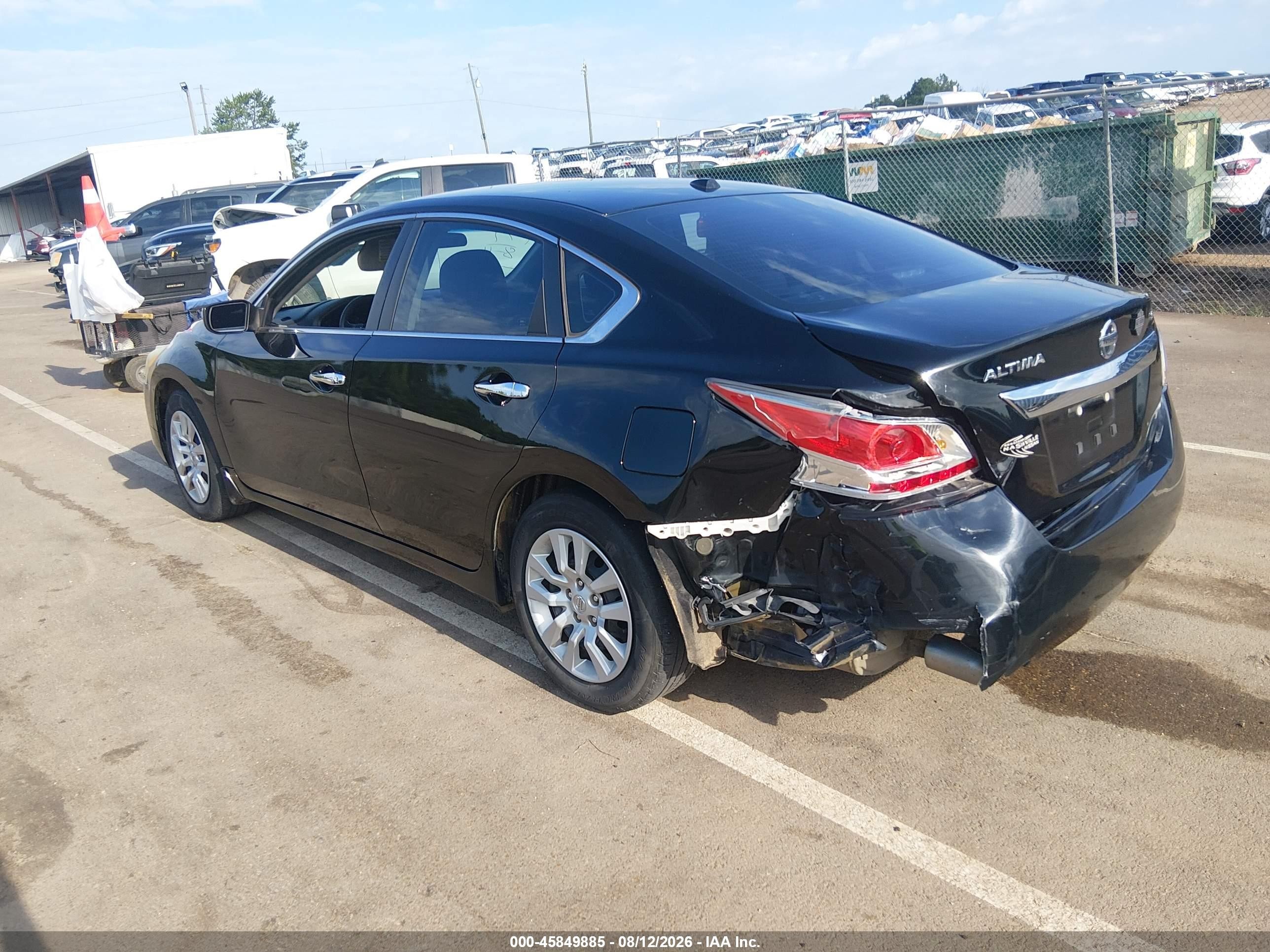2014 Nissan Altima 2.5 S Black vin: 1N4AL3AP6EC264280