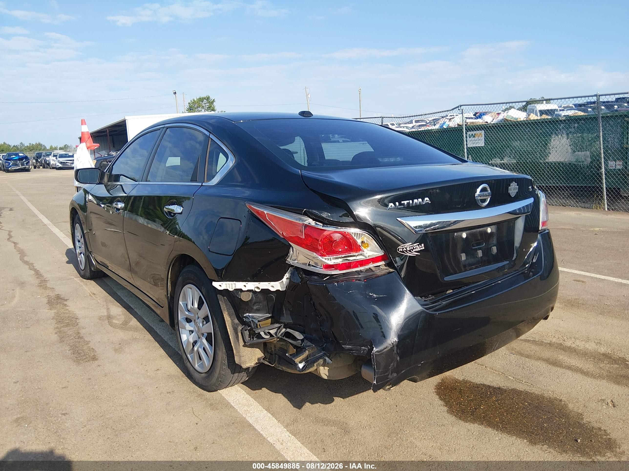 2014 Nissan Altima 2.5 S Black vin: 1N4AL3AP6EC264280