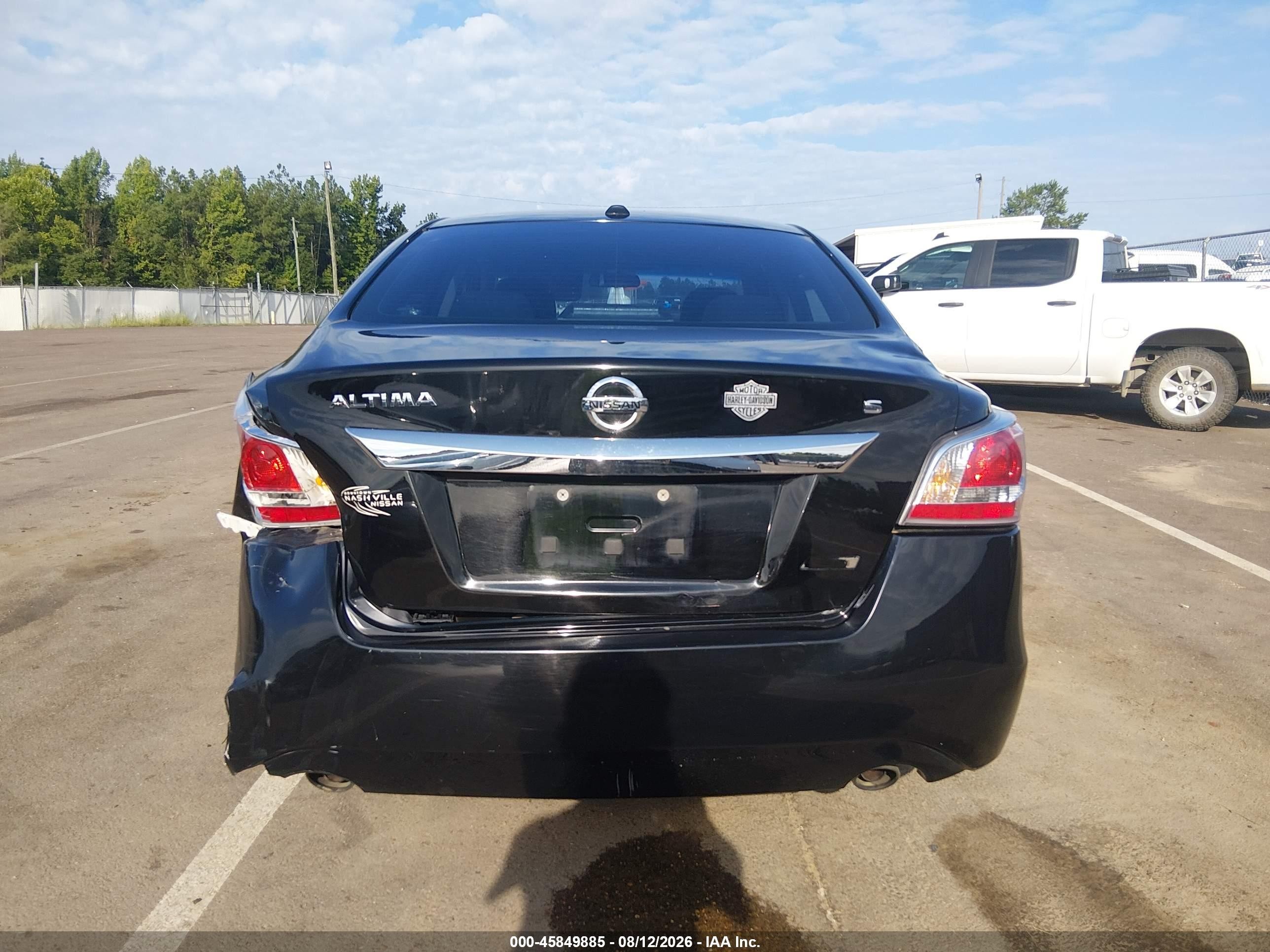 2014 Nissan Altima 2.5 S Black vin: 1N4AL3AP6EC264280