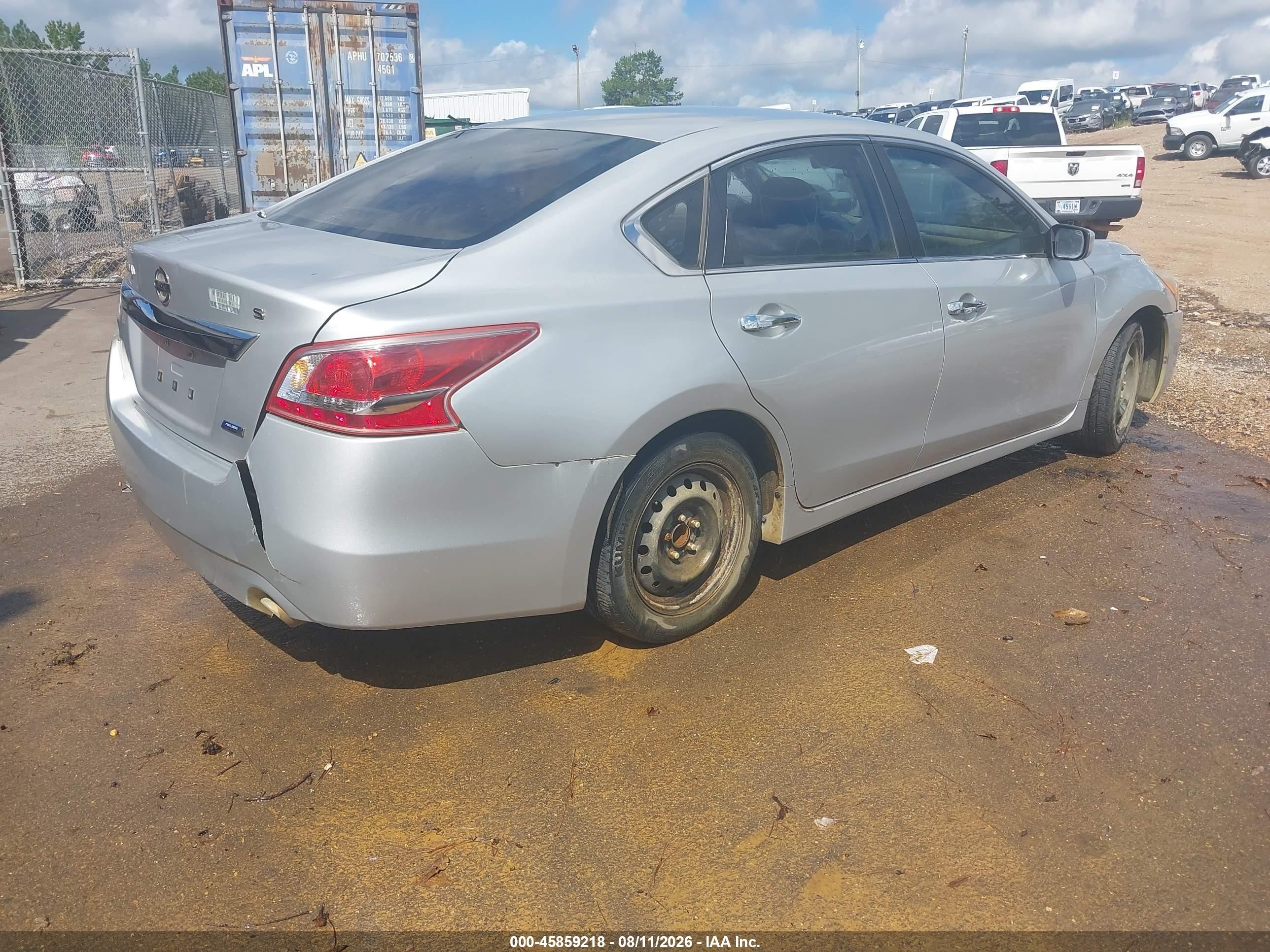 2014 Nissan Altima 2.5/2.5 S/2.5 Sl/2.5 Sv Gray vin: 1N4AL3AP6EC273352