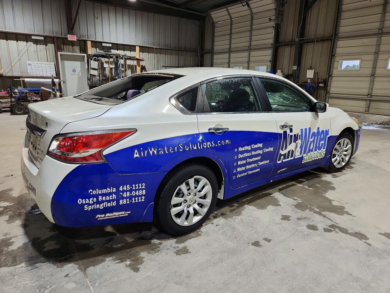 2014 Nissan Altima 2.5 S White vin: 1N4AL3AP6EC279944