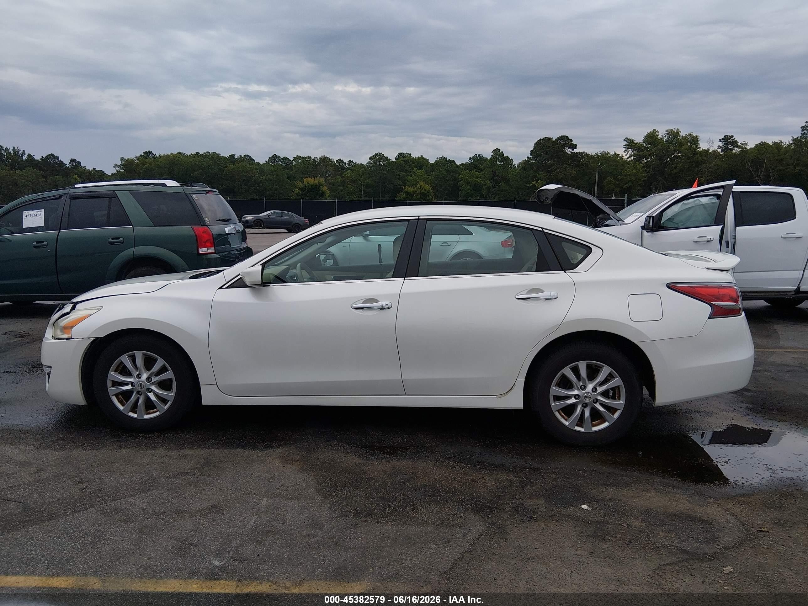 2014 Nissan Altima 2.5 S White vin: 1N4AL3AP6EC281158