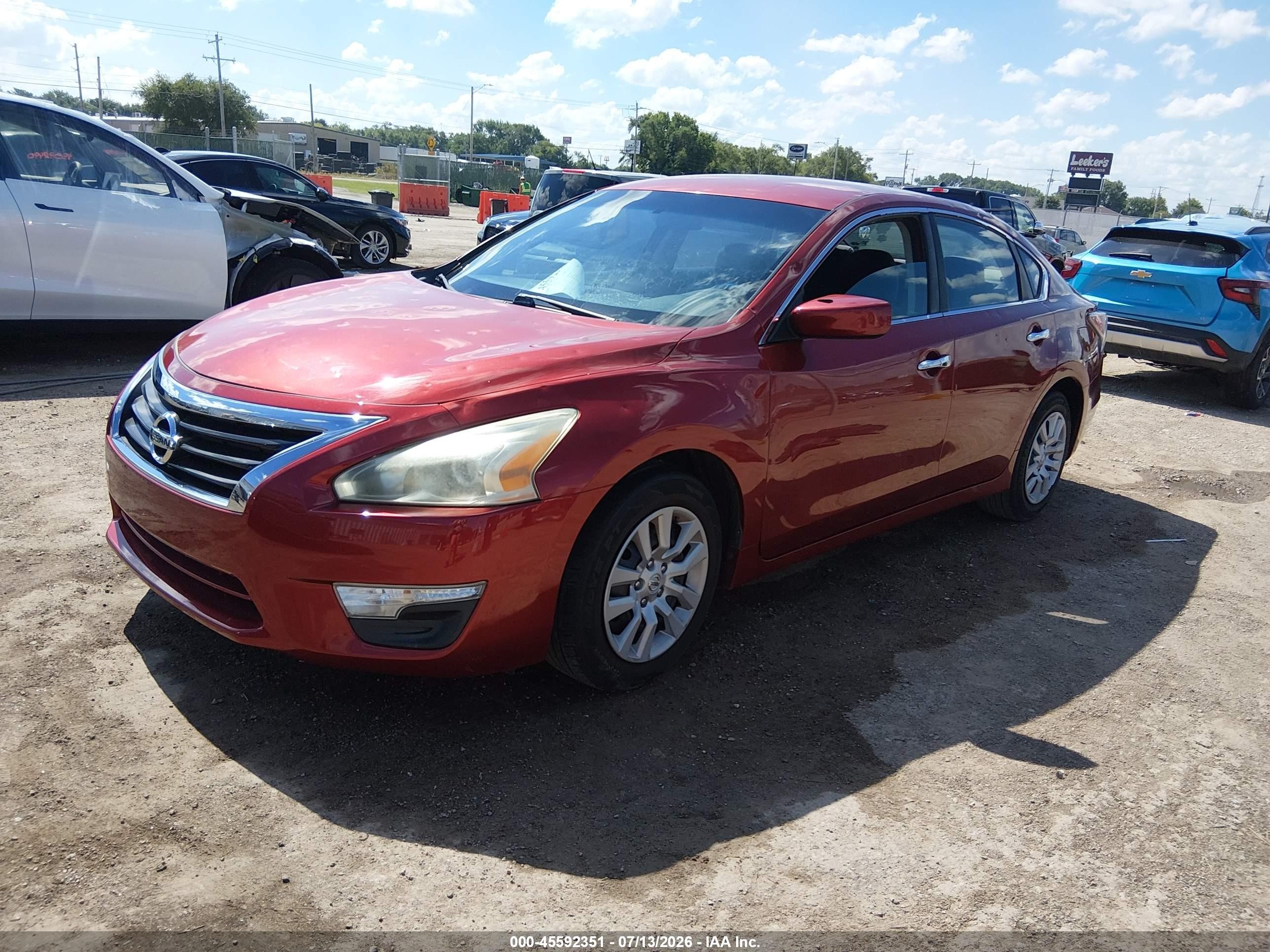 2014 Nissan Altima 2.5/2.5 S/2.5 Sl/2.5 Sv Red vin: 1N4AL3AP6EC283900