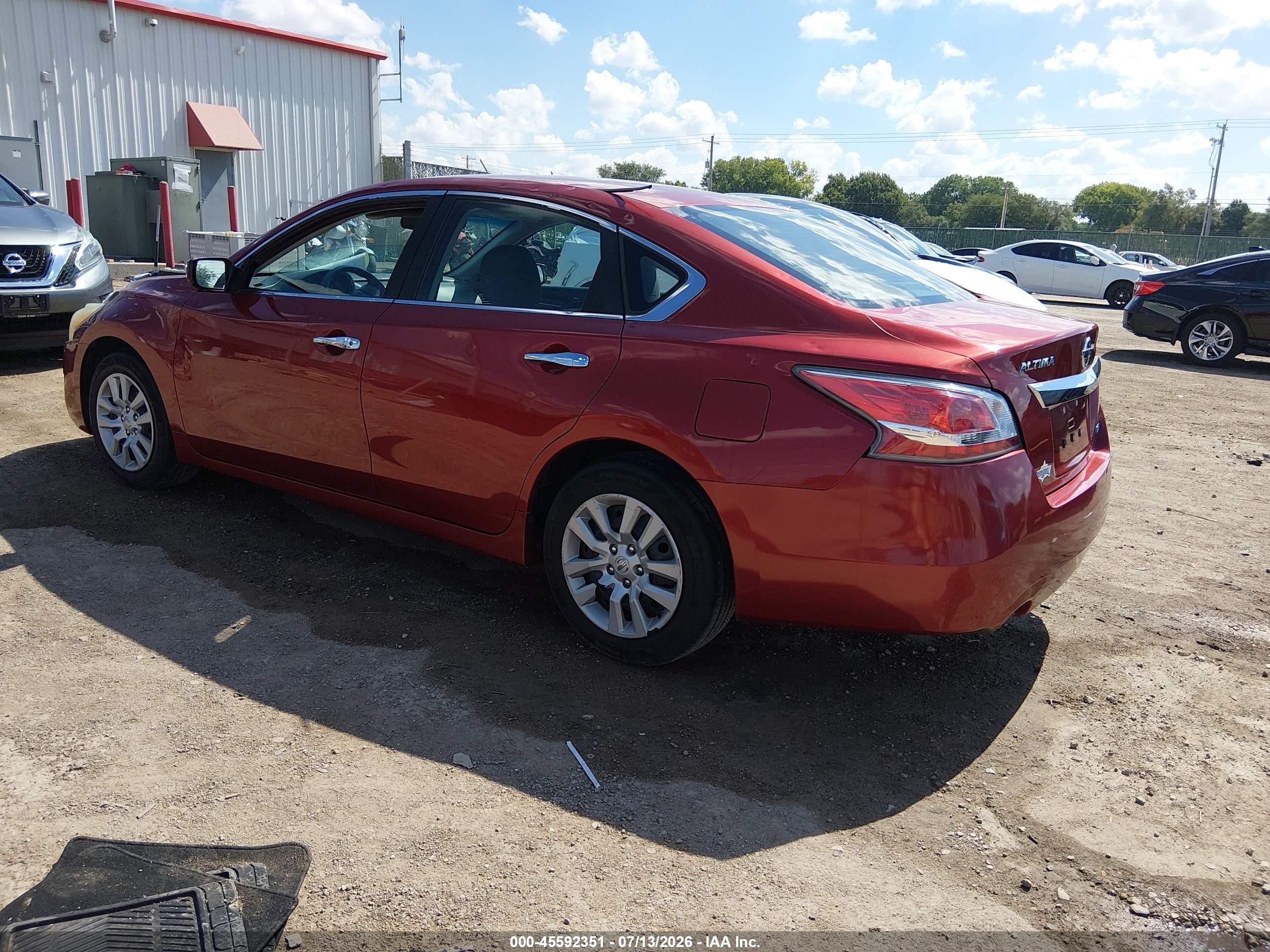 2014 Nissan Altima 2.5/2.5 S/2.5 Sl/2.5 Sv Red vin: 1N4AL3AP6EC283900