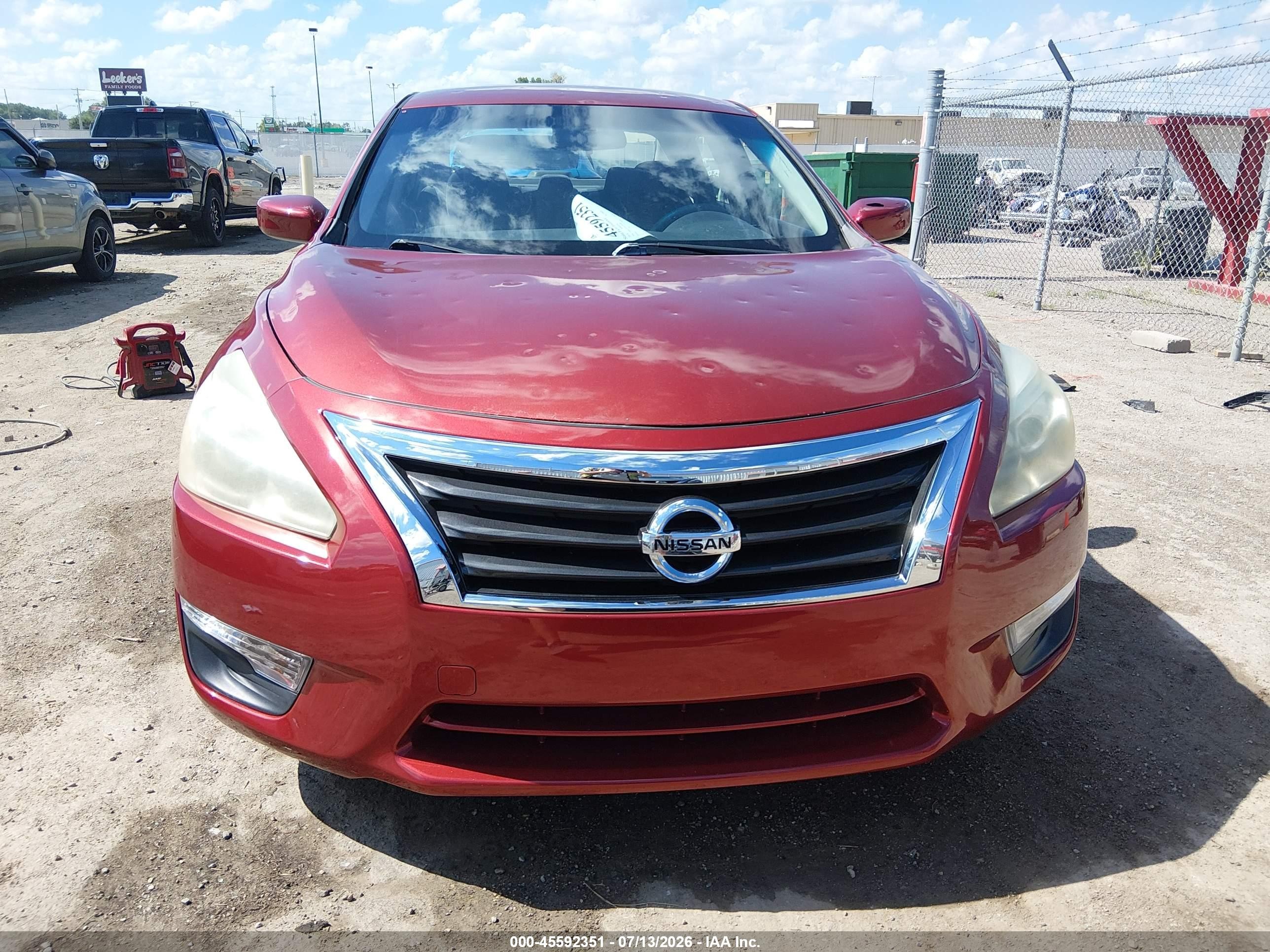 2014 Nissan Altima 2.5/2.5 S/2.5 Sl/2.5 Sv Red vin: 1N4AL3AP6EC283900