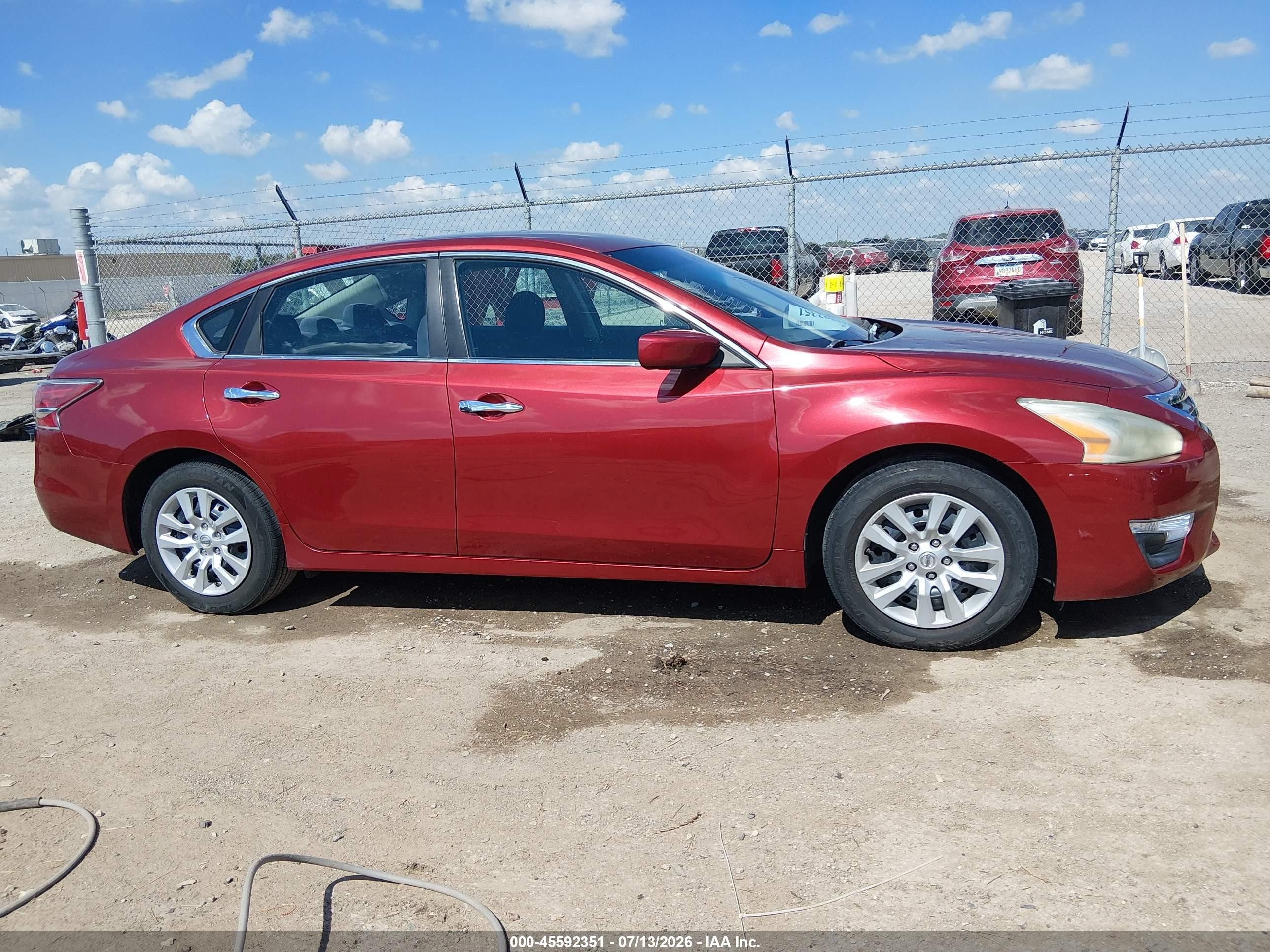 2014 Nissan Altima 2.5/2.5 S/2.5 Sl/2.5 Sv Red vin: 1N4AL3AP6EC283900