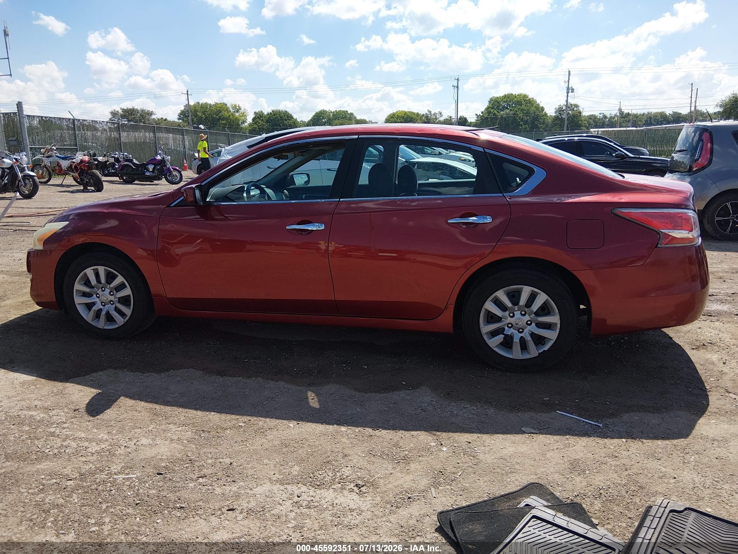 2014 Nissan Altima 2.5/2.5 S/2.5 Sl/2.5 Sv Red vin: 1N4AL3AP6EC283900